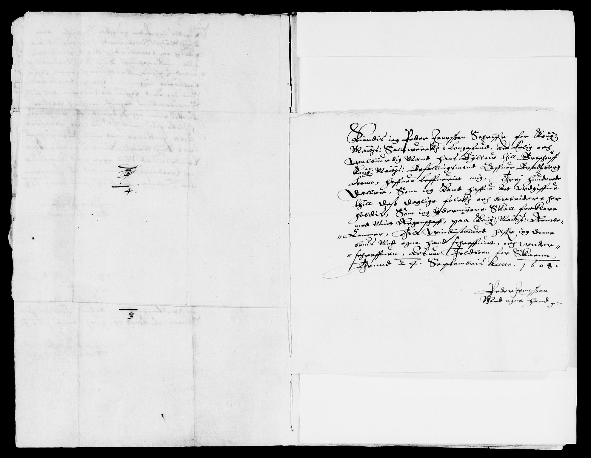 Rentekammeret inntil 1814, Reviderte regnskaper, Lensregnskaper, AV/RA-EA-5023/R/Rb/Rbp/L0003: Bratsberg len, 1608-1611