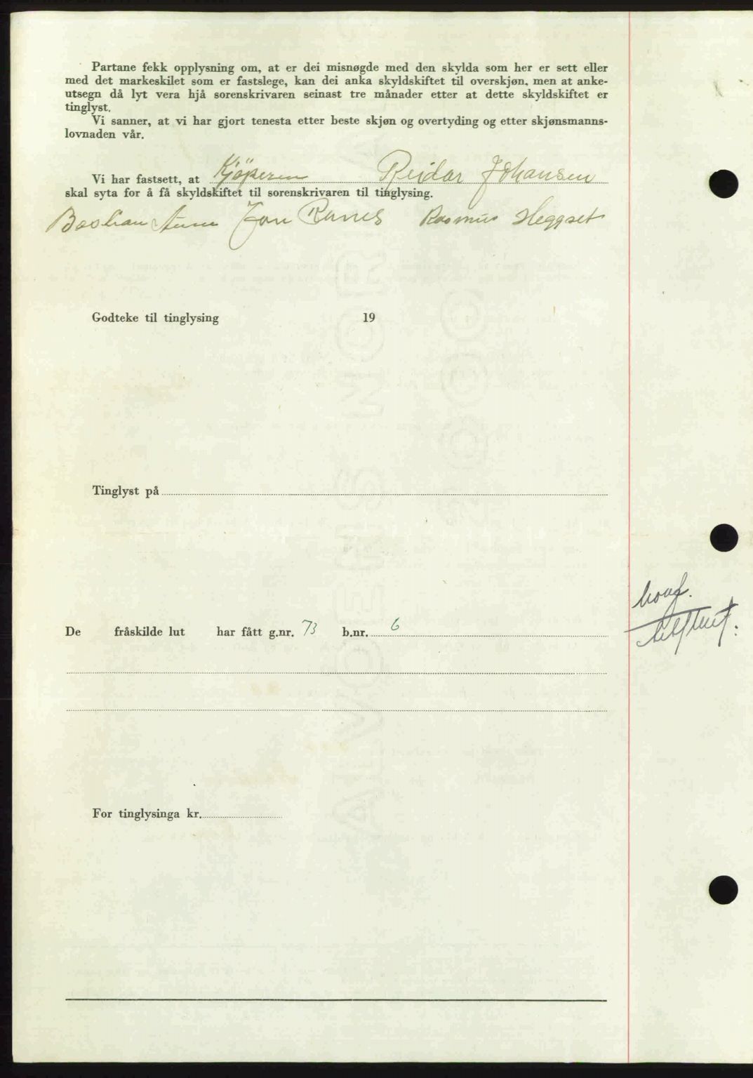 Nordmøre sorenskriveri, AV/SAT-A-4132/1/2/2Ca: Pantebok nr. A116, 1950-1950, Dagboknr: 3440/1950