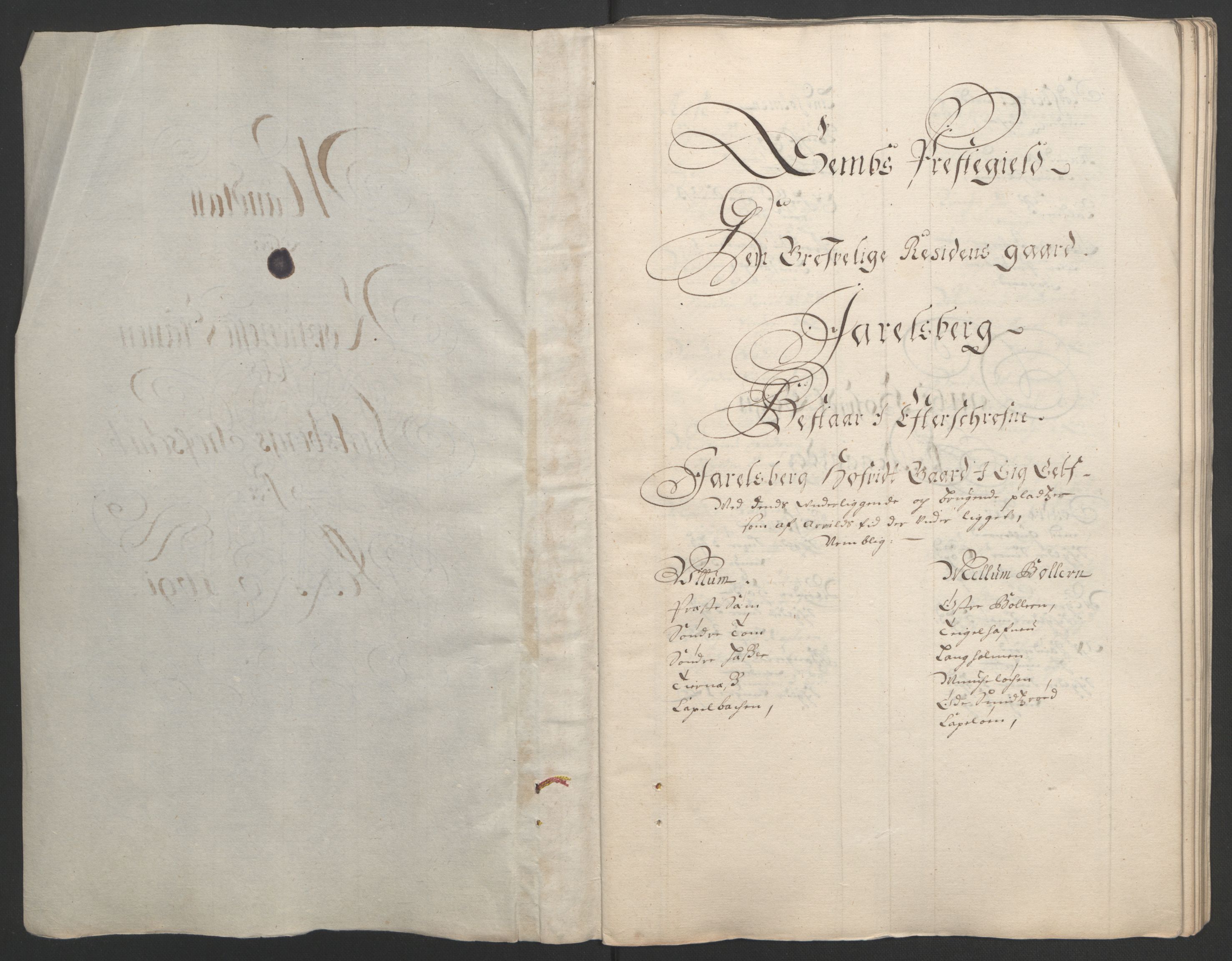 Rentekammeret inntil 1814, Reviderte regnskaper, Fogderegnskap, RA/EA-4092/R32/L1864: Fogderegnskap Jarlsberg grevskap, 1691, s. 244
