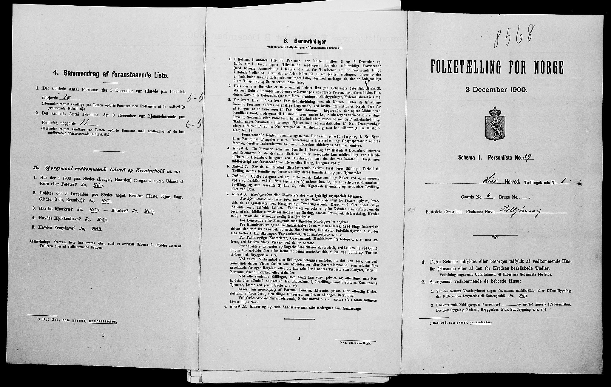 SAK, Folketelling 1900 for 0922 Hisøy herred, 1900, s. 151