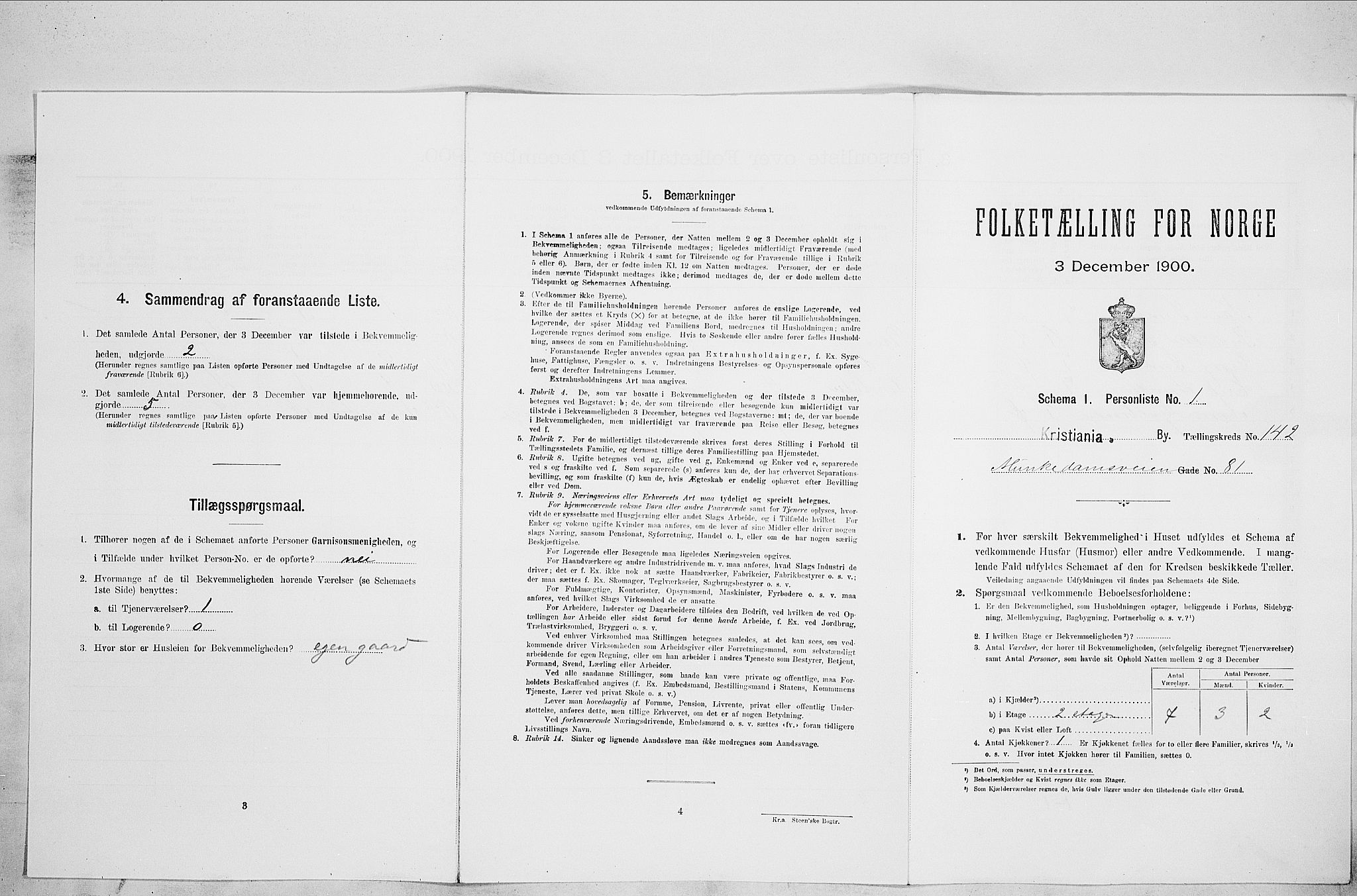 SAO, Folketelling 1900 for 0301 Kristiania kjøpstad, 1900, s. 61675