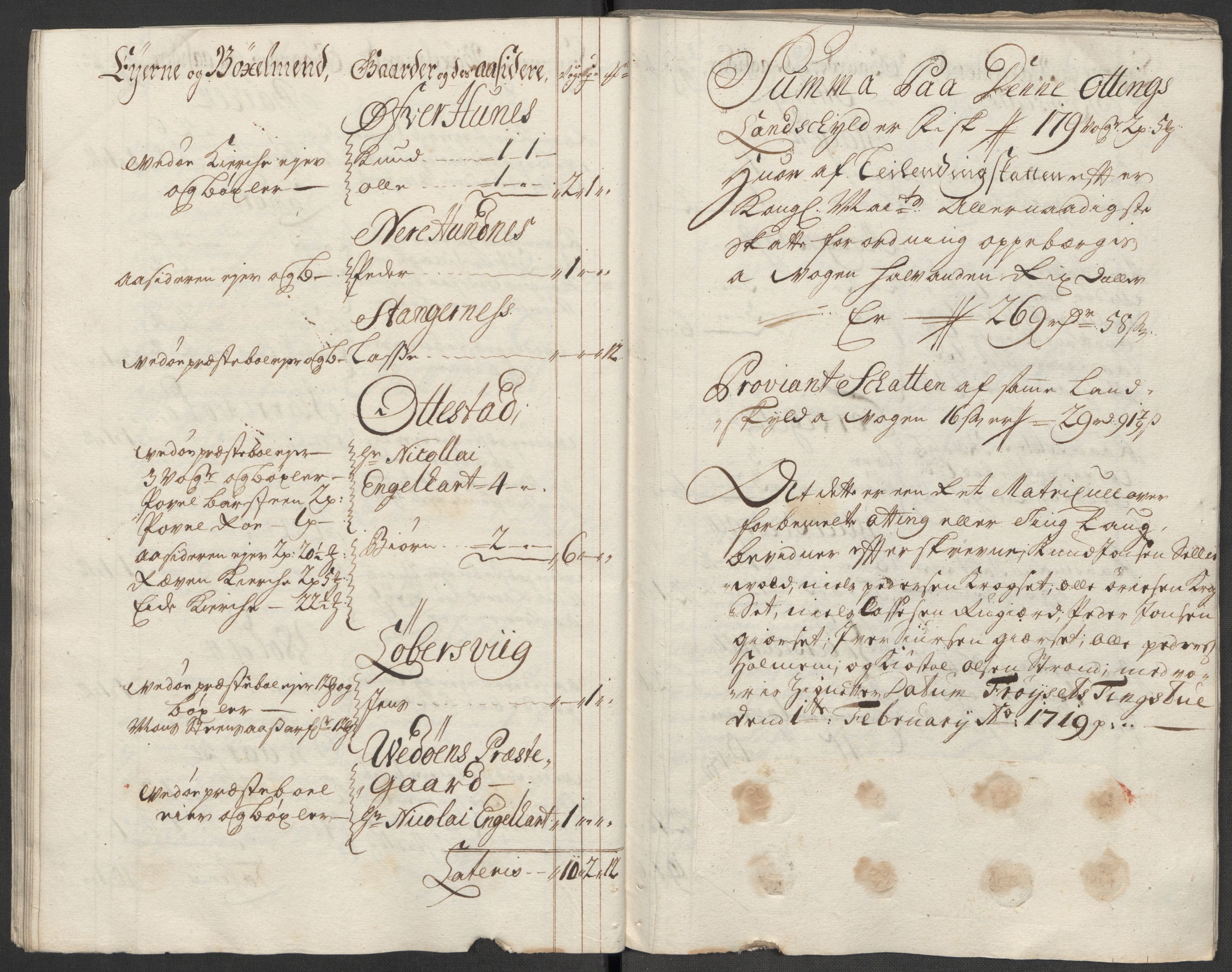 Rentekammeret inntil 1814, Reviderte regnskaper, Fogderegnskap, RA/EA-4092/R55/L3665: Fogderegnskap Romsdal, 1718, s. 40