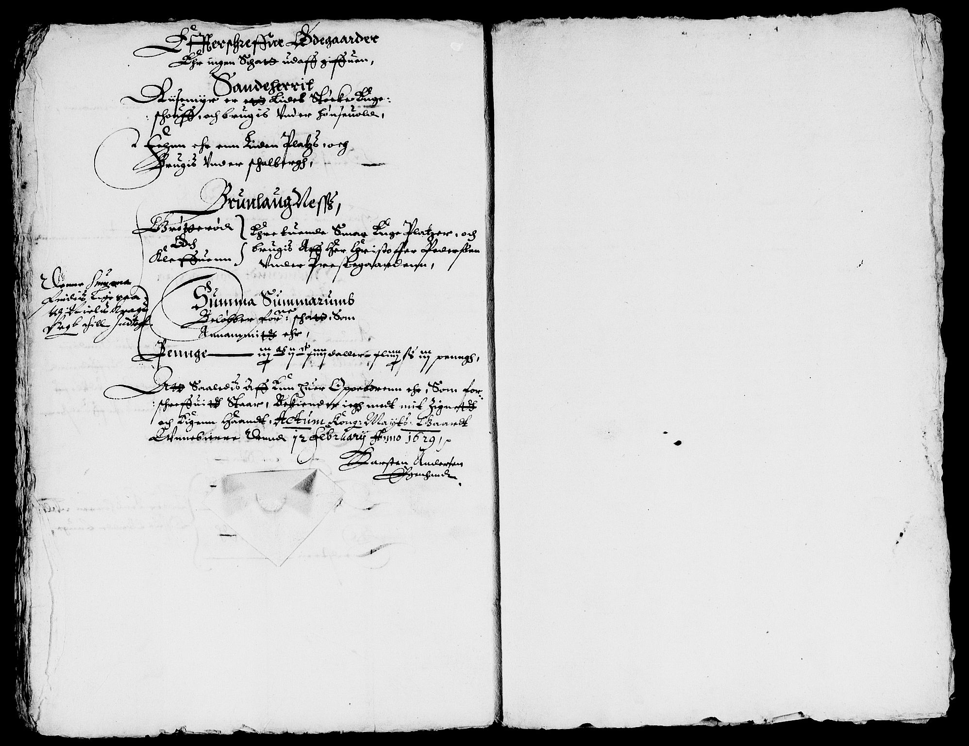 Rentekammeret inntil 1814, Reviderte regnskaper, Lensregnskaper, AV/RA-EA-5023/R/Rb/Rbl/L0003: Brunla len med Eiker len 1626-37, 1628-1631