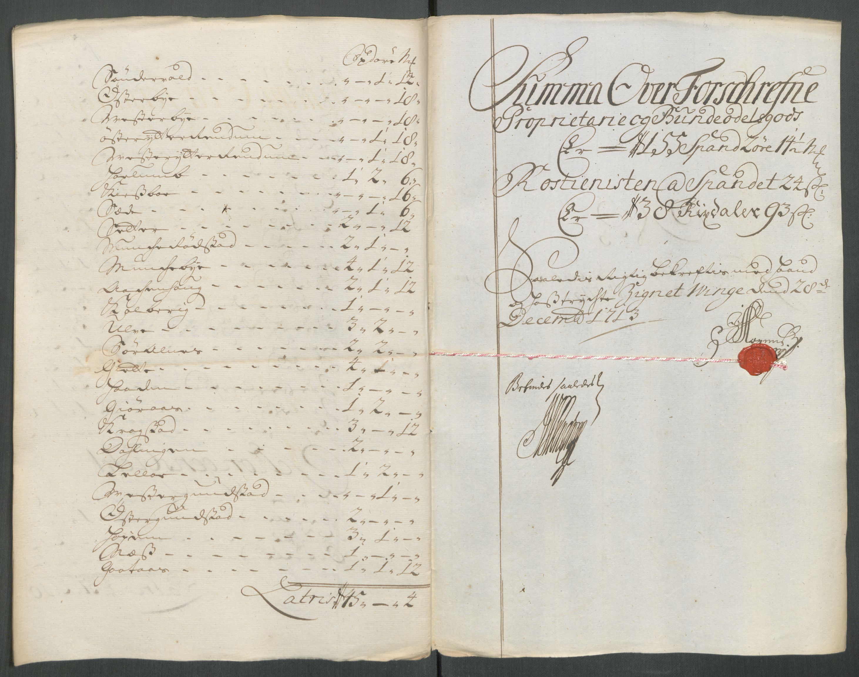 Rentekammeret inntil 1814, Reviderte regnskaper, Fogderegnskap, RA/EA-4092/R62/L4203: Fogderegnskap Stjørdal og Verdal, 1713, s. 99