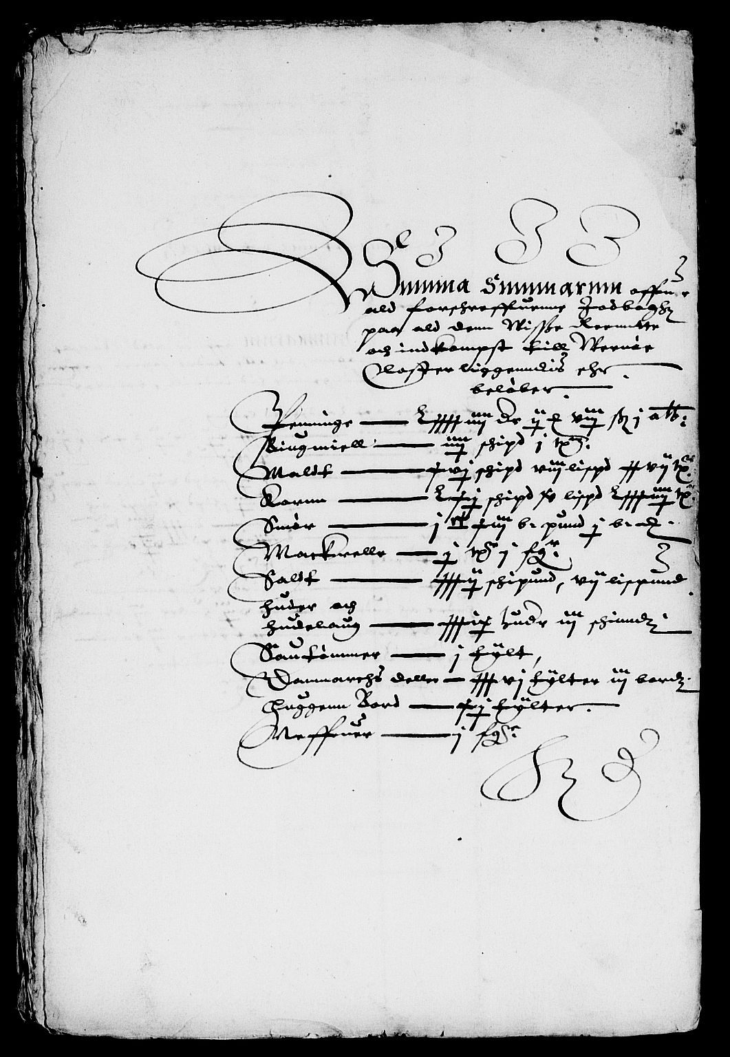 Rentekammeret inntil 1814, Reviderte regnskaper, Lensregnskaper, AV/RA-EA-5023/R/Rb/Rbg/L0001: Verne kloster len, 1599-1619