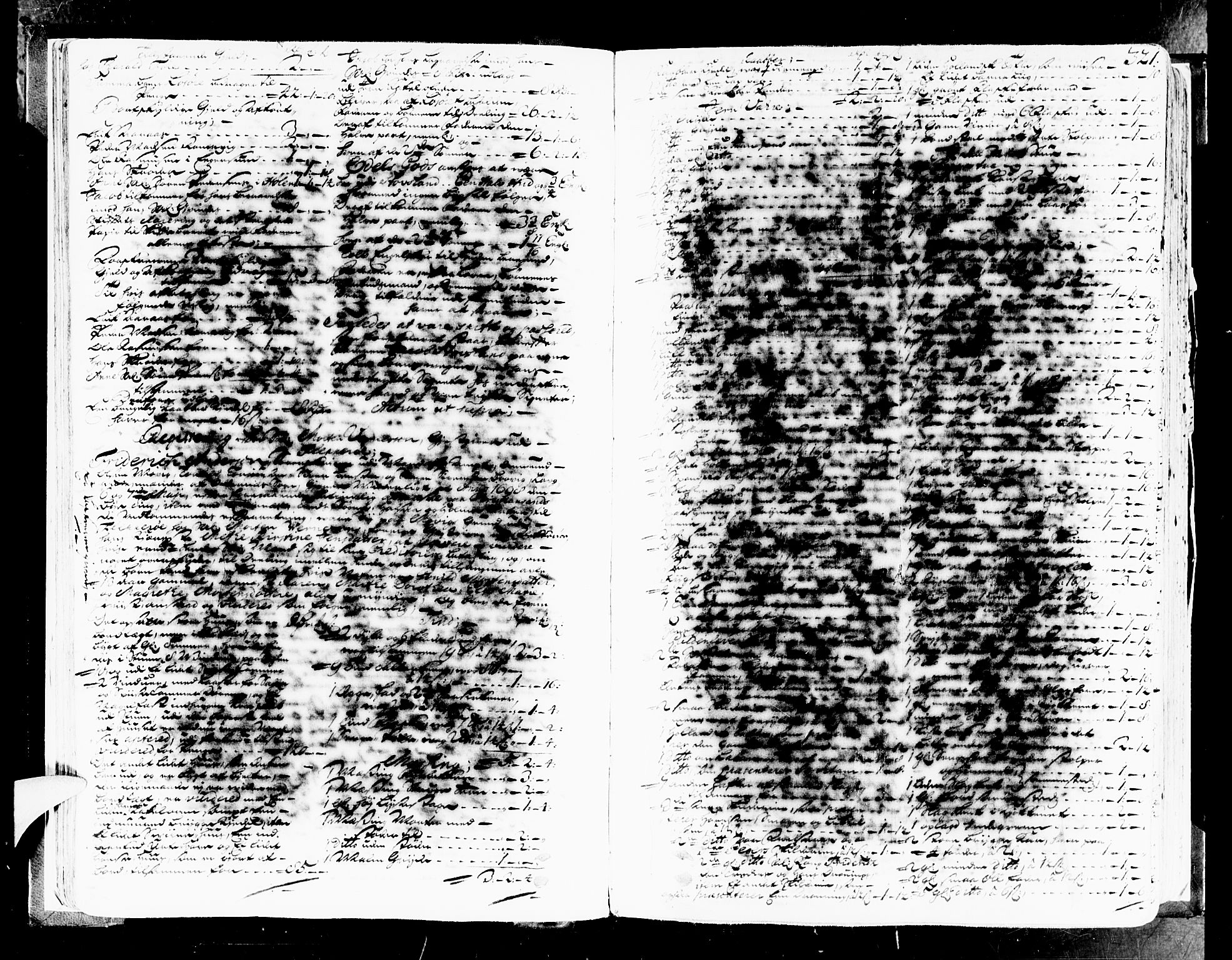 Mandal sorenskriveri, SAK/1221-0005/001/H/Hc/L0008: Skifteprotokoll med register, original i eske nr 4a, 1693-1702, s. 320b-321a