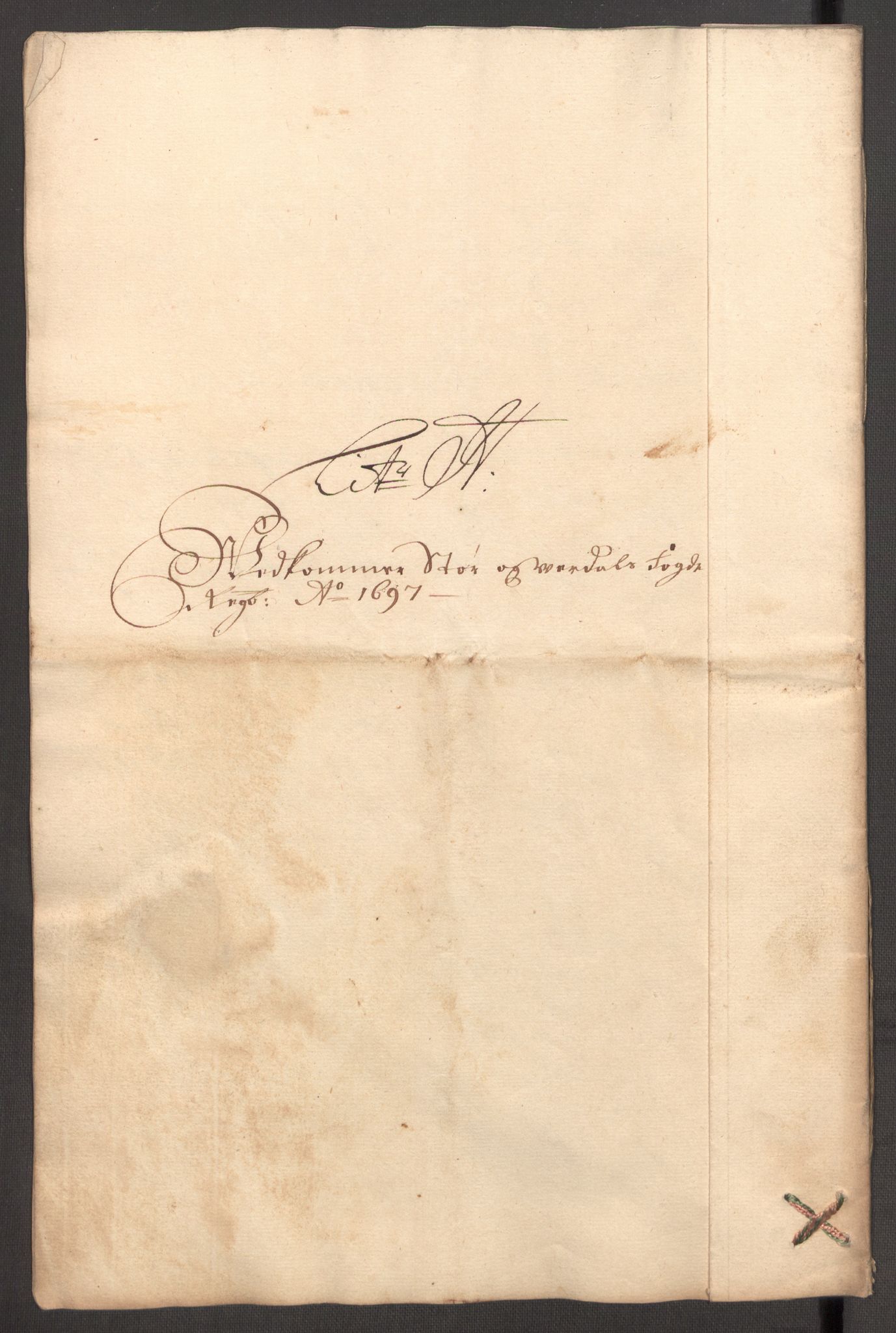 Rentekammeret inntil 1814, Reviderte regnskaper, Fogderegnskap, AV/RA-EA-4092/R62/L4189: Fogderegnskap Stjørdal og Verdal, 1697, s. 123