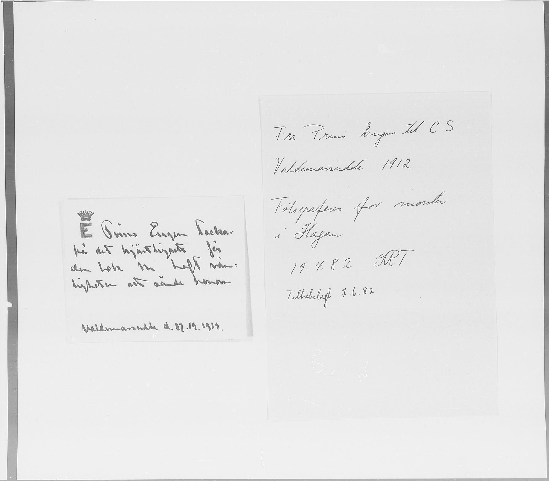 Skredsvig, Christian, RA/PA-0353/E/L0001: Privatbrev fra enkeltpersoner, 1888-1961, s. 477