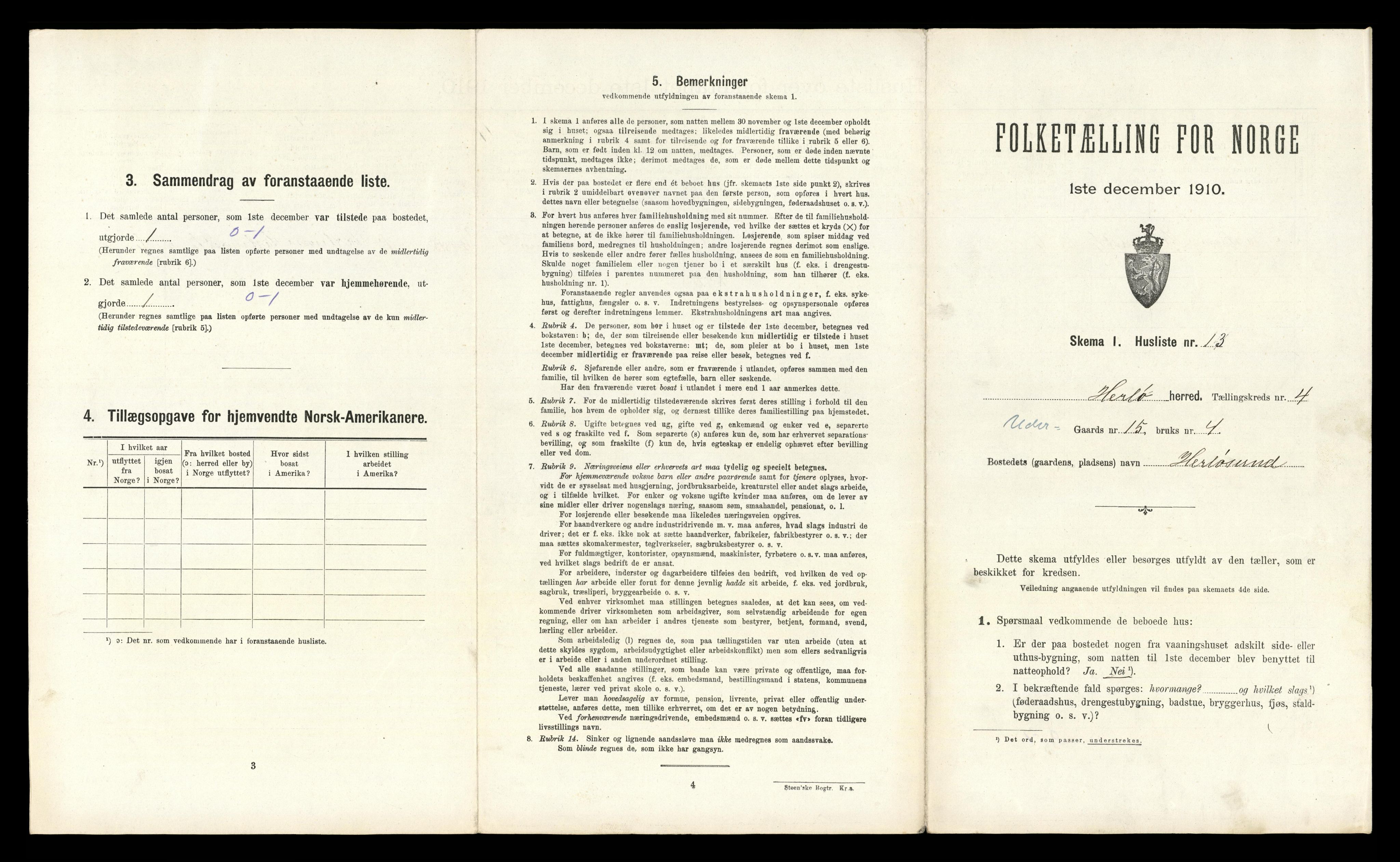 RA, Folketelling 1910 for 1258 Herdla herred, 1910, s. 358