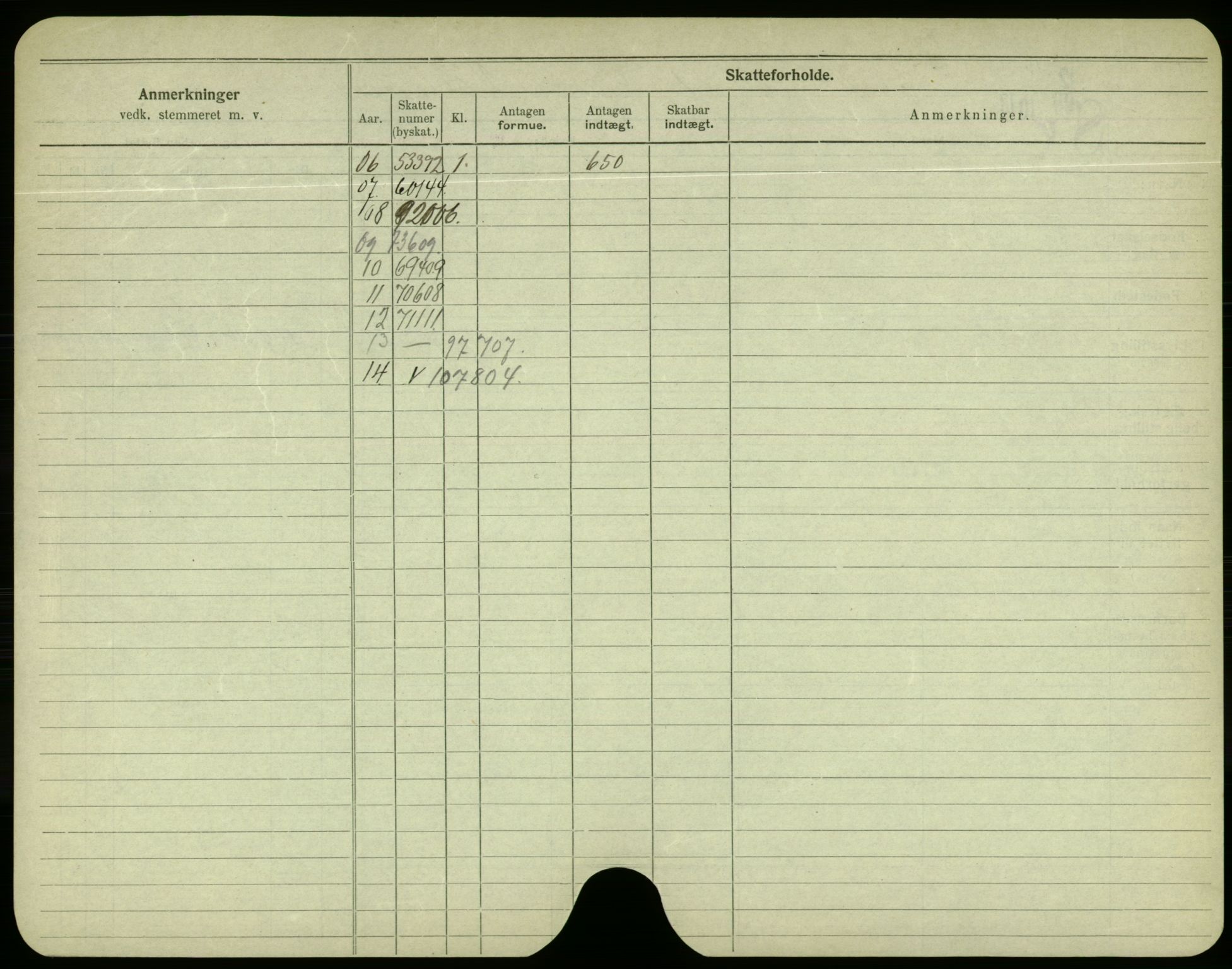 Oslo folkeregister, Registerkort, SAO/A-11715/F/Fa/Fac/L0003: Menn, 1906-1914, s. 1125b