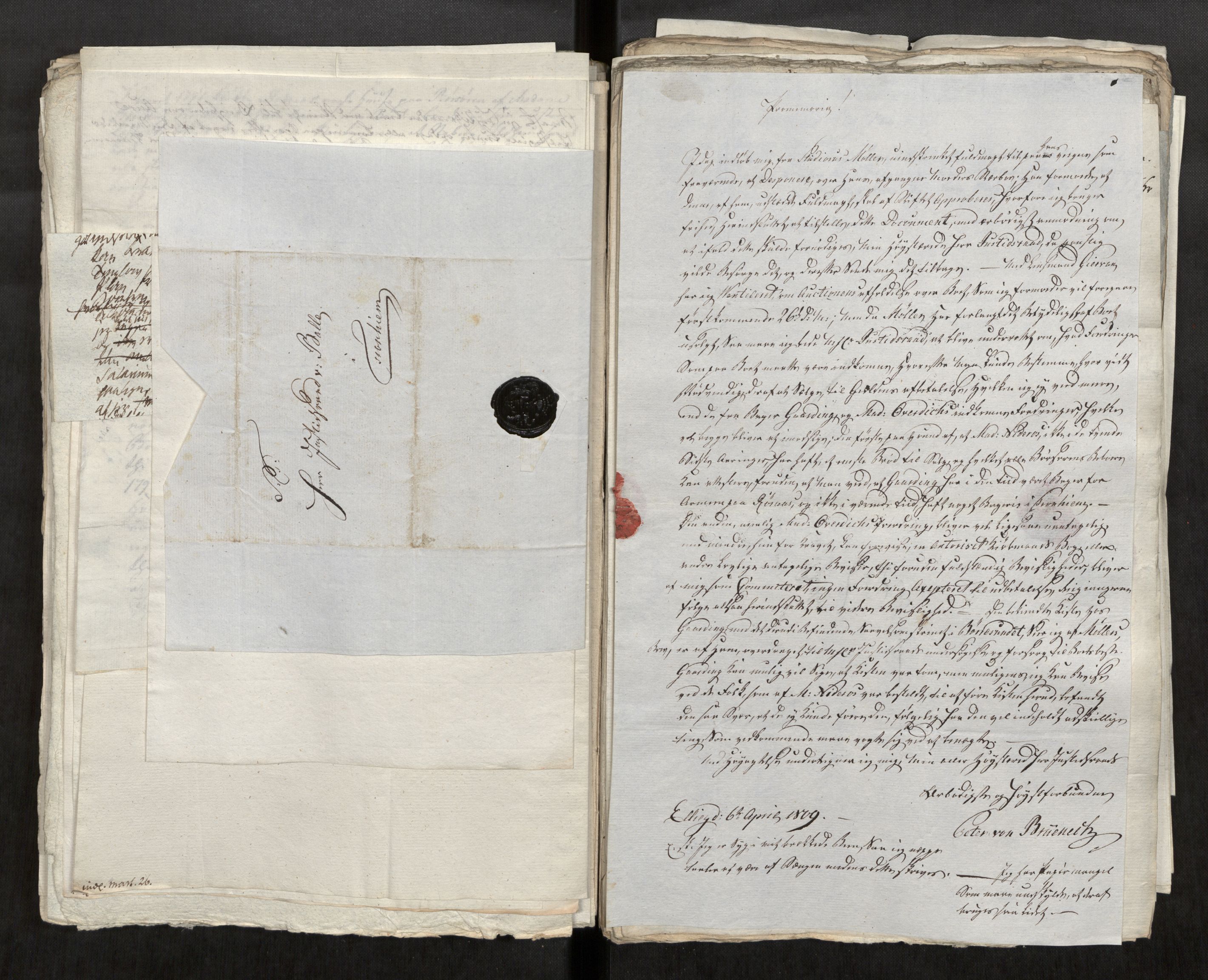 Strinda og Selbu sorenskriveri, AV/SAT-A-0015/3/3C/L0006: Registreringer i tilfeller der skifte ikke er holdt, 1805-1821