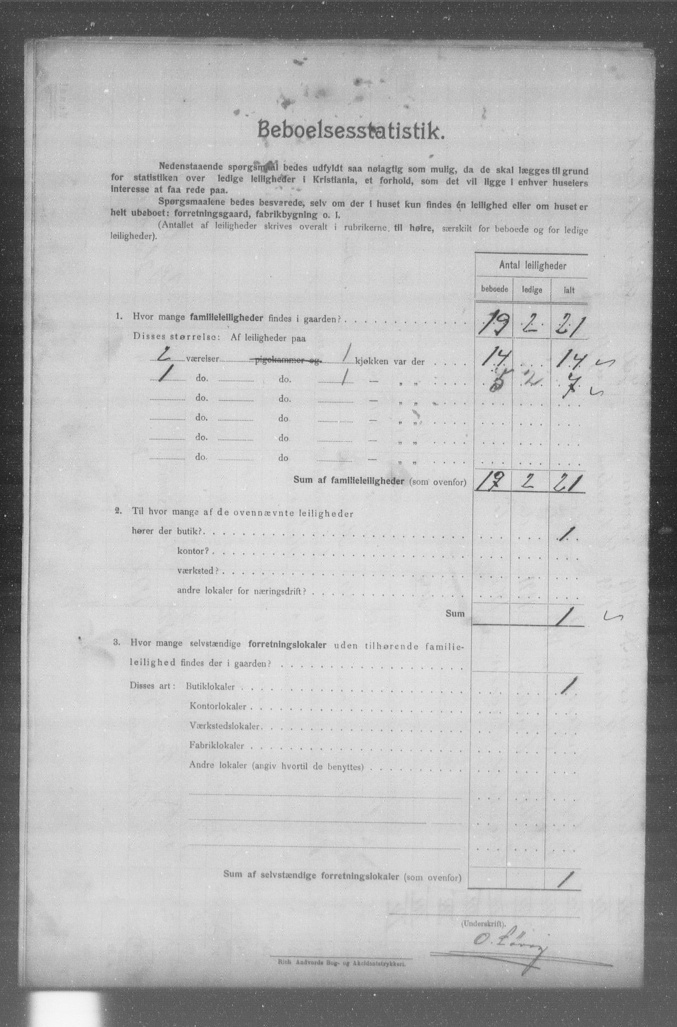 OBA, Kommunal folketelling 31.12.1904 for Kristiania kjøpstad, 1904, s. 7695