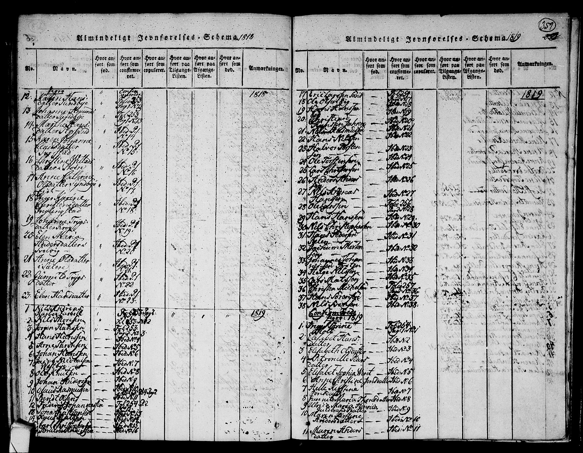 Hurum kirkebøker, AV/SAKO-A-229/F/Fa/L0009: Ministerialbok nr. 9, 1816-1826, s. 359