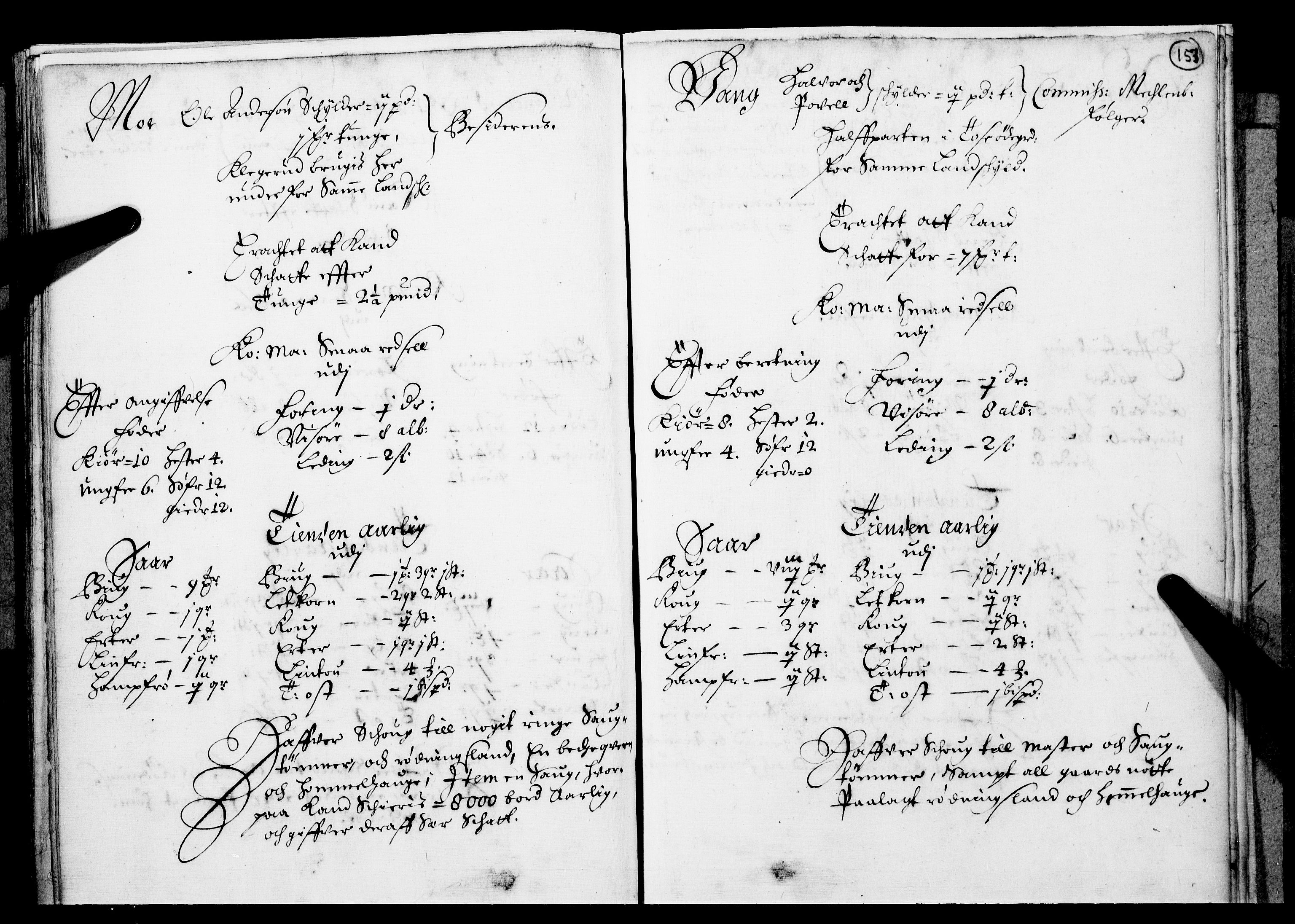 Rentekammeret inntil 1814, Realistisk ordnet avdeling, AV/RA-EA-4070/N/Nb/Nba/L0016: Hadeland og Valdres fogderi, 1. del, 1667, s. 152b-153a