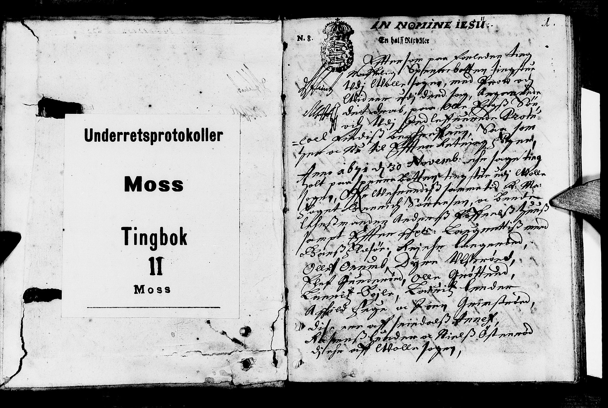Moss sorenskriveri, SAO/A-10168, 1671-1672, s. 0b-1a