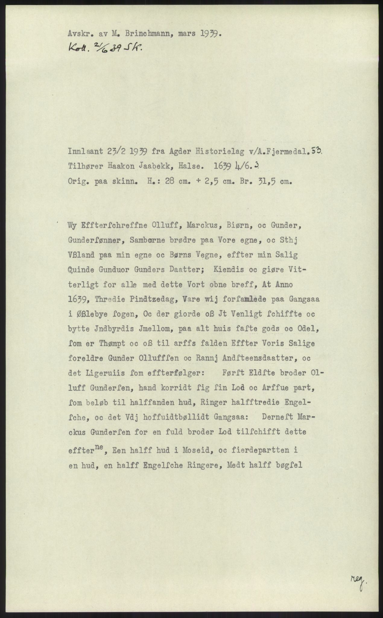 Samlinger til kildeutgivelse, Diplomavskriftsamlingen, RA/EA-4053/H/Ha, s. 1807
