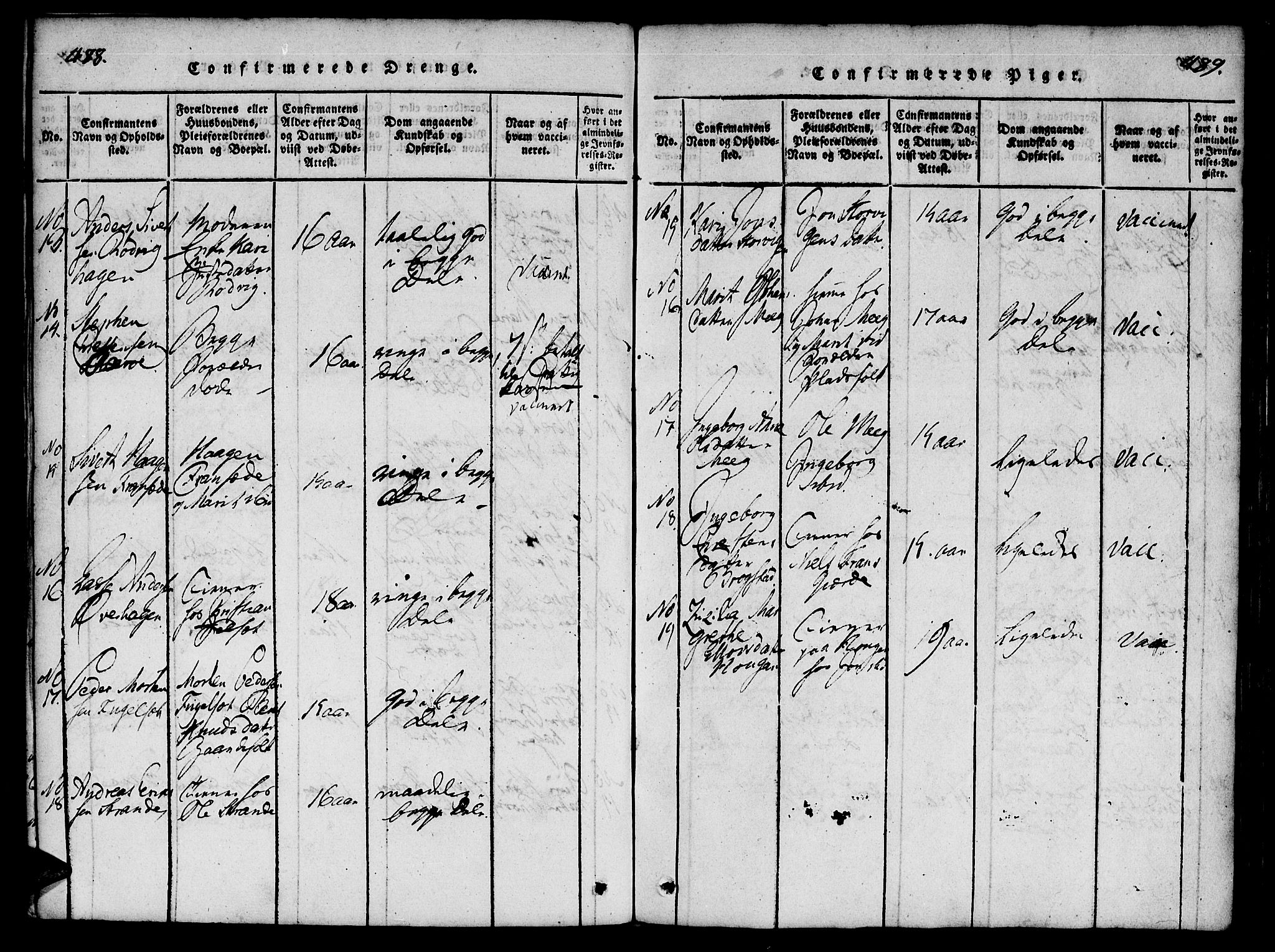 Ministerialprotokoller, klokkerbøker og fødselsregistre - Møre og Romsdal, SAT/A-1454/555/L0652: Ministerialbok nr. 555A03, 1817-1843, s. 488-489