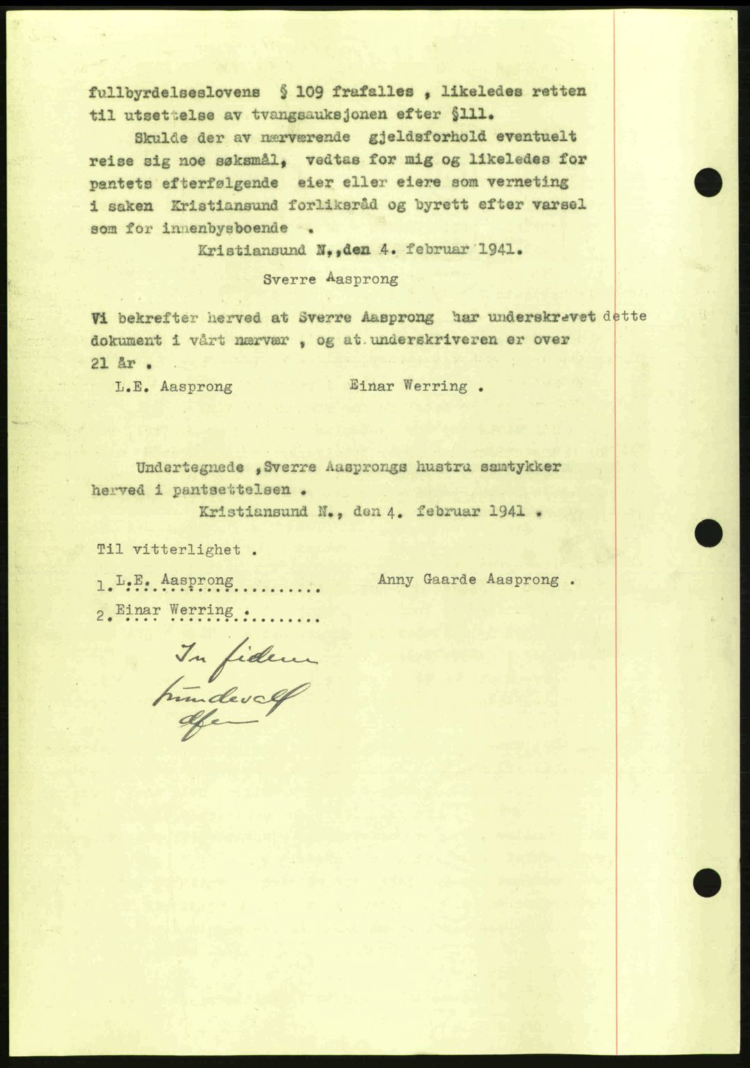 Kristiansund byfogd, AV/SAT-A-4587/A/27: Pantebok nr. 35, 1941-1942, Dagboknr: 583/1941