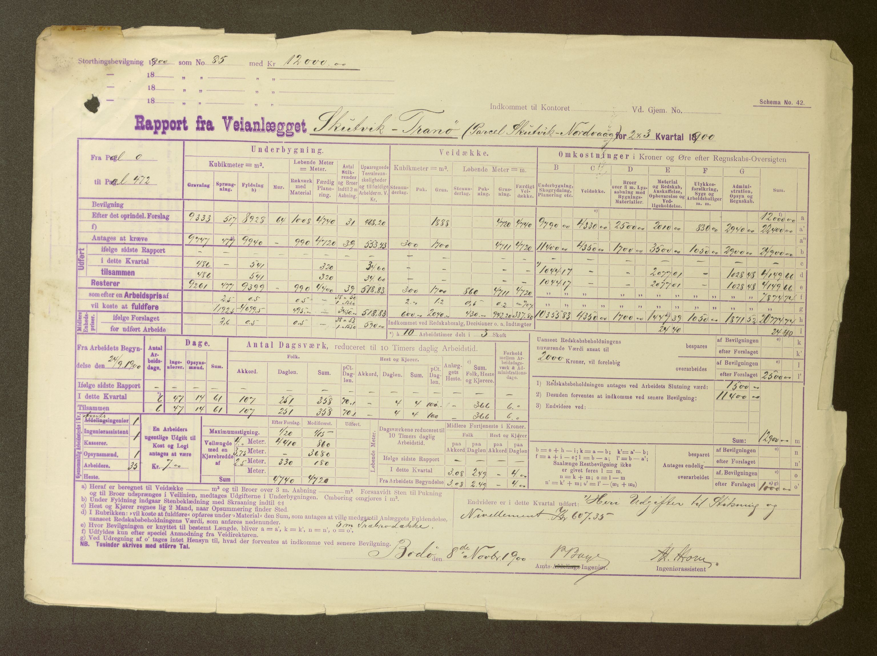 Nordland vegkontor, AV/SAT-A-4181/F/Fa/L0030: Hamarøy/Tysfjord, 1885-1948, s. 958