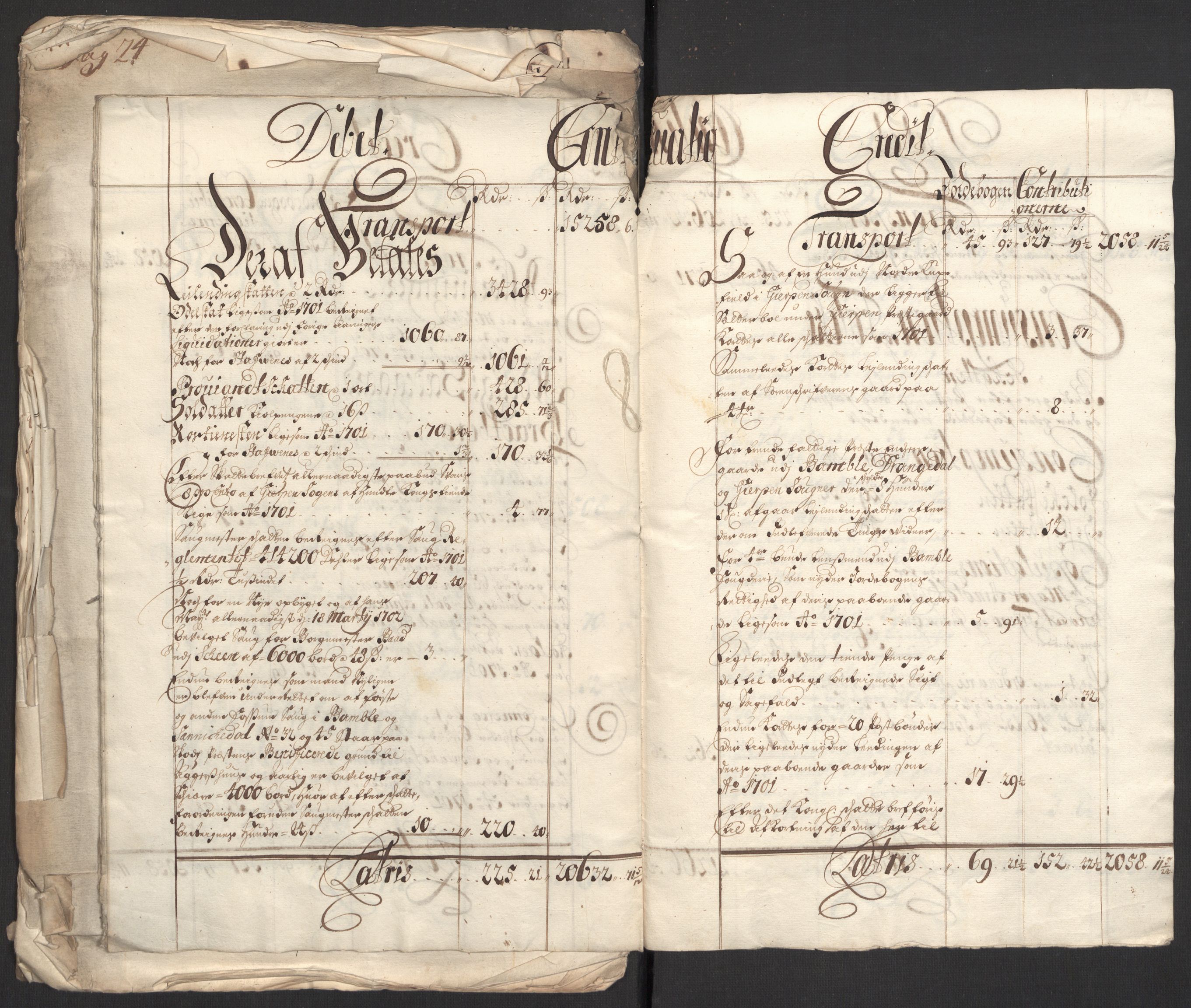 Rentekammeret inntil 1814, Reviderte regnskaper, Fogderegnskap, AV/RA-EA-4092/R36/L2106: Fogderegnskap Øvre og Nedre Telemark og Bamble, 1702, s. 21