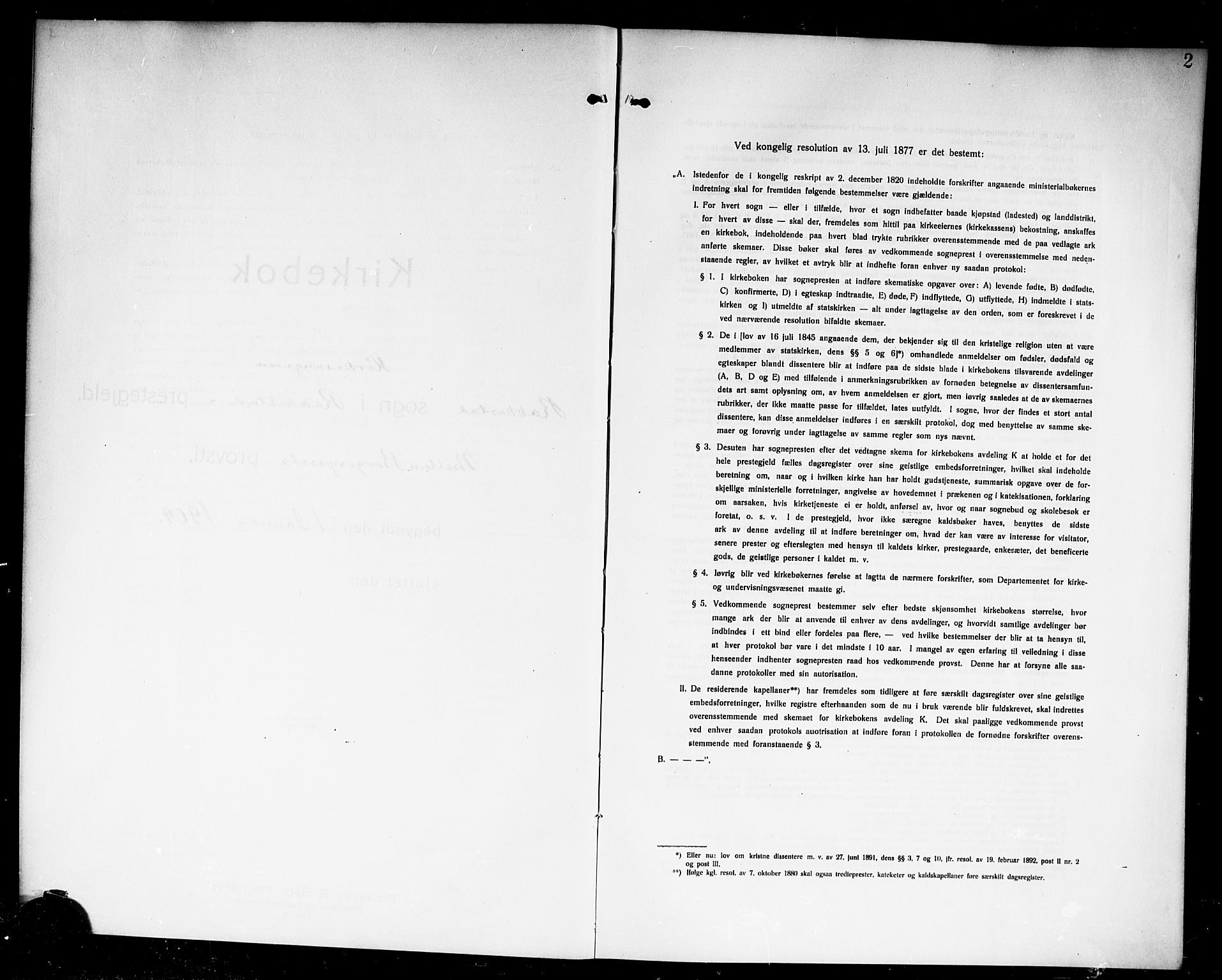Rakkestad prestekontor Kirkebøker, SAO/A-2008/G/Ga/L0001: Klokkerbok nr. I 1, 1909-1920