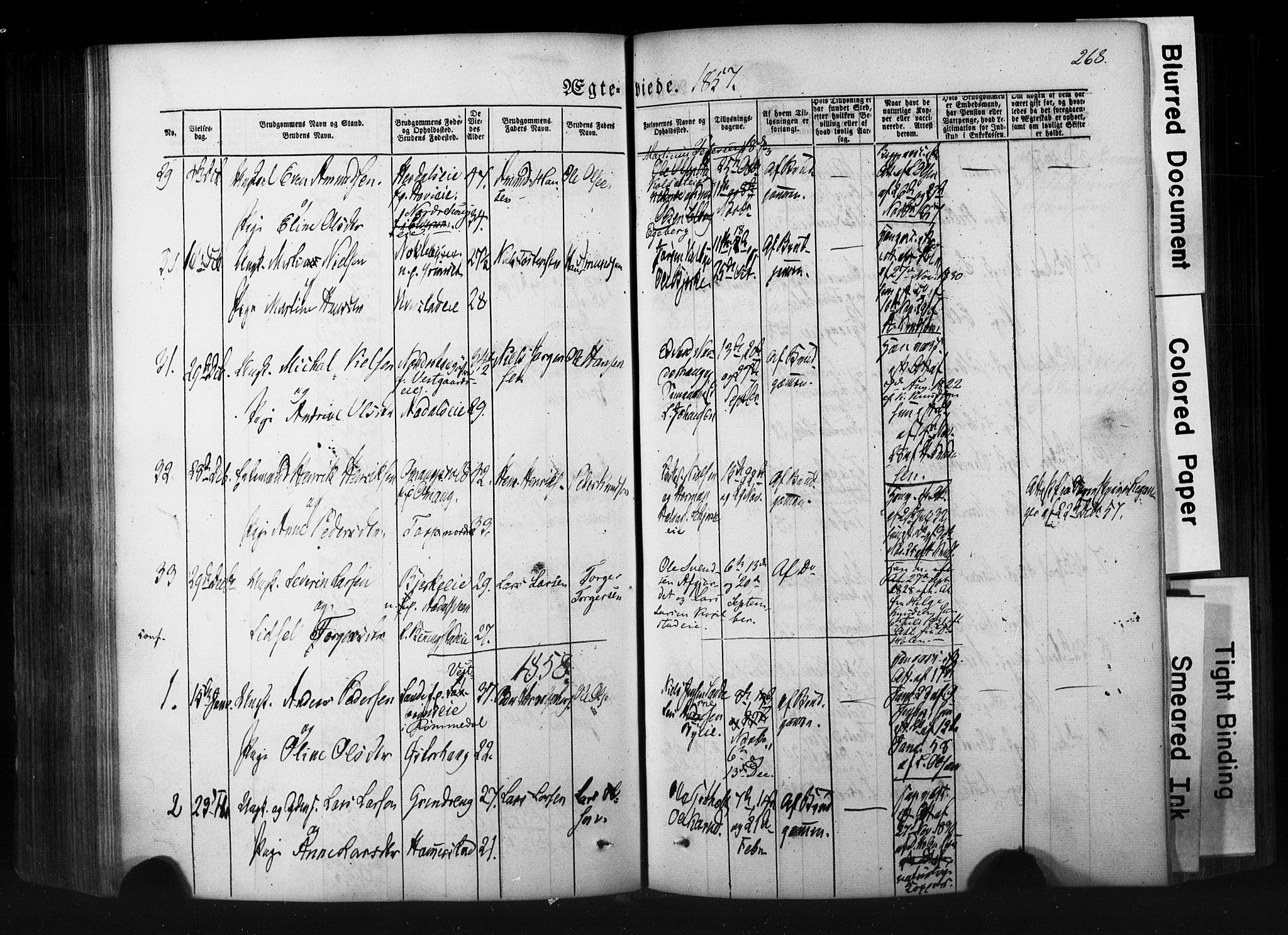 Løten prestekontor, AV/SAH-PREST-022/K/Ka/L0007: Ministerialbok nr. 7, 1850-1859, s. 268