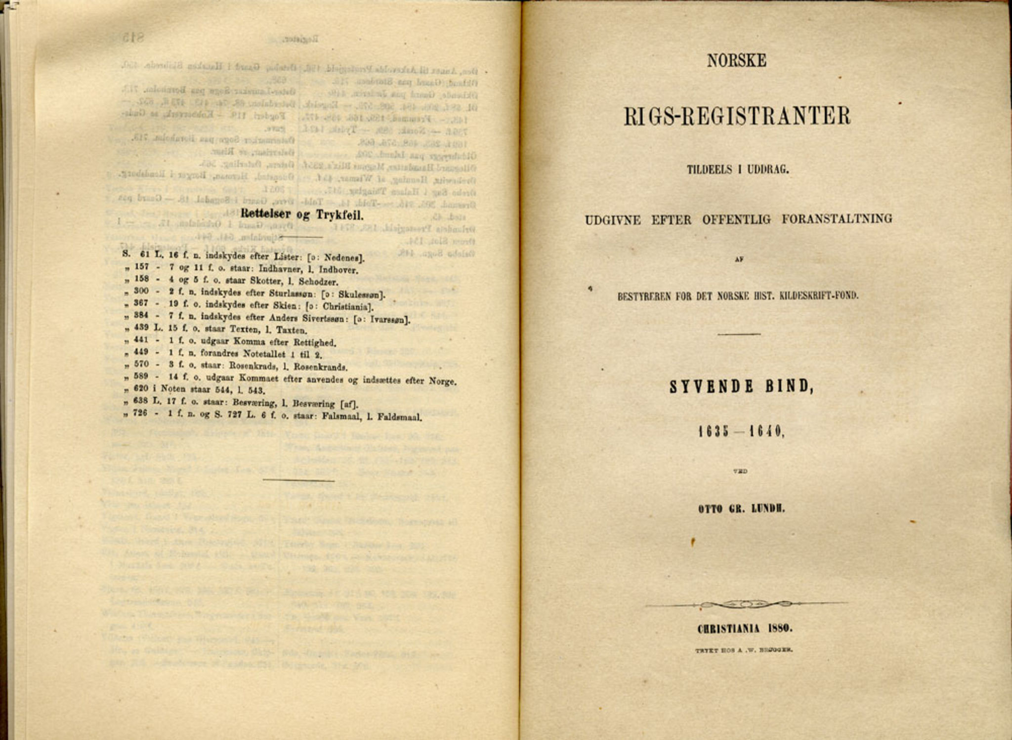 Publikasjoner utgitt av Det Norske Historiske Kildeskriftfond, PUBL/-/-/-: Norske Rigs-Registranter, bind 7, 1635-1640, s. 816