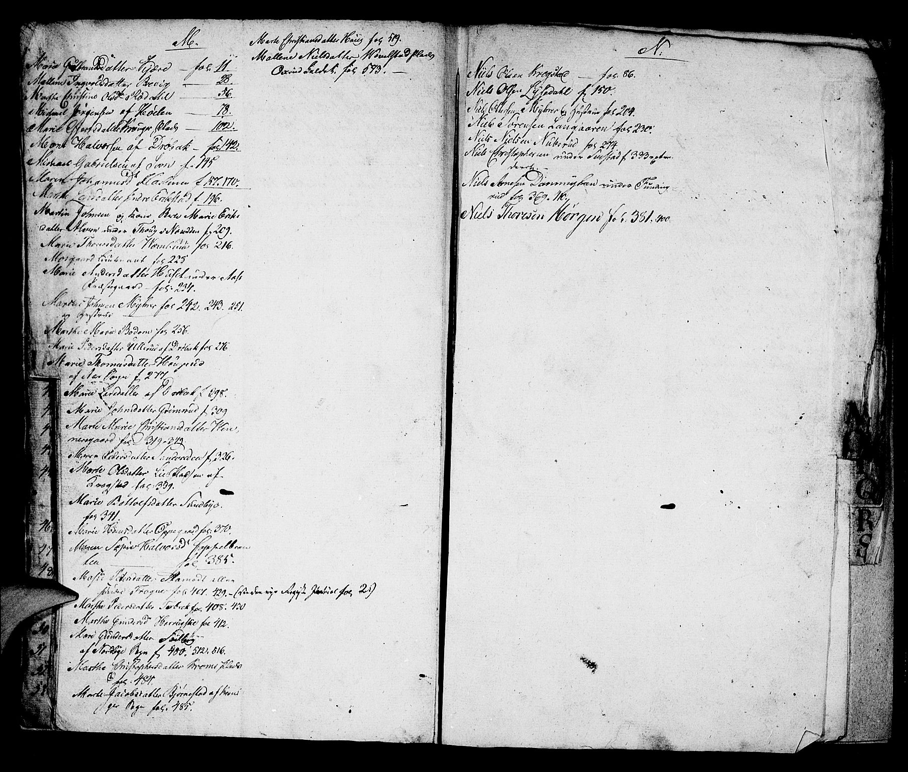 Follo sorenskriveri, AV/SAO-A-10274/H/Hc/Hca/L0001: Skifteregistreringsprotokoll, 1826-1836