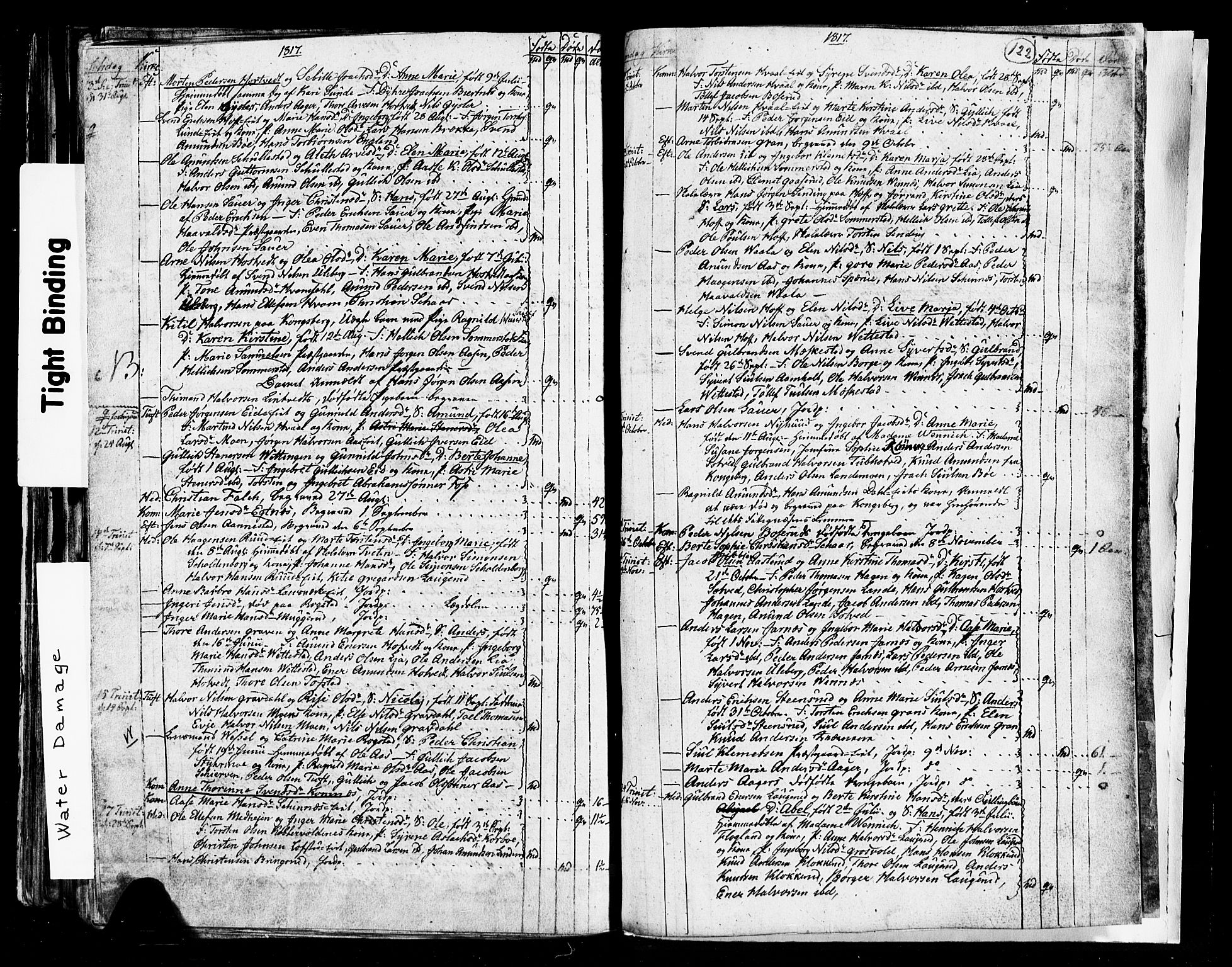 Sandsvær kirkebøker, AV/SAKO-A-244/G/Ga/L0002: Klokkerbok nr. I 2, 1796-1817, s. 122
