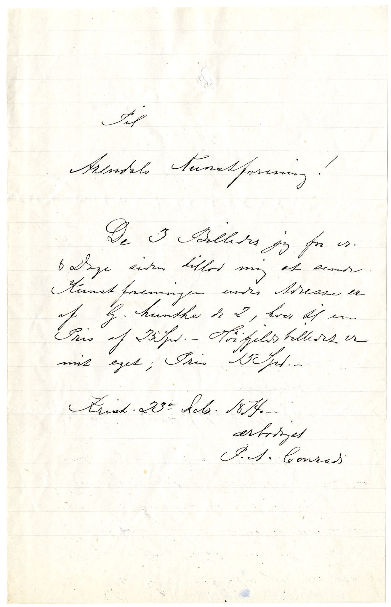 Diderik Maria Aalls brevsamling, NF/Ark-1023/F/L0002: D.M. Aalls brevsamling. B - C, 1799-1889, s. 386