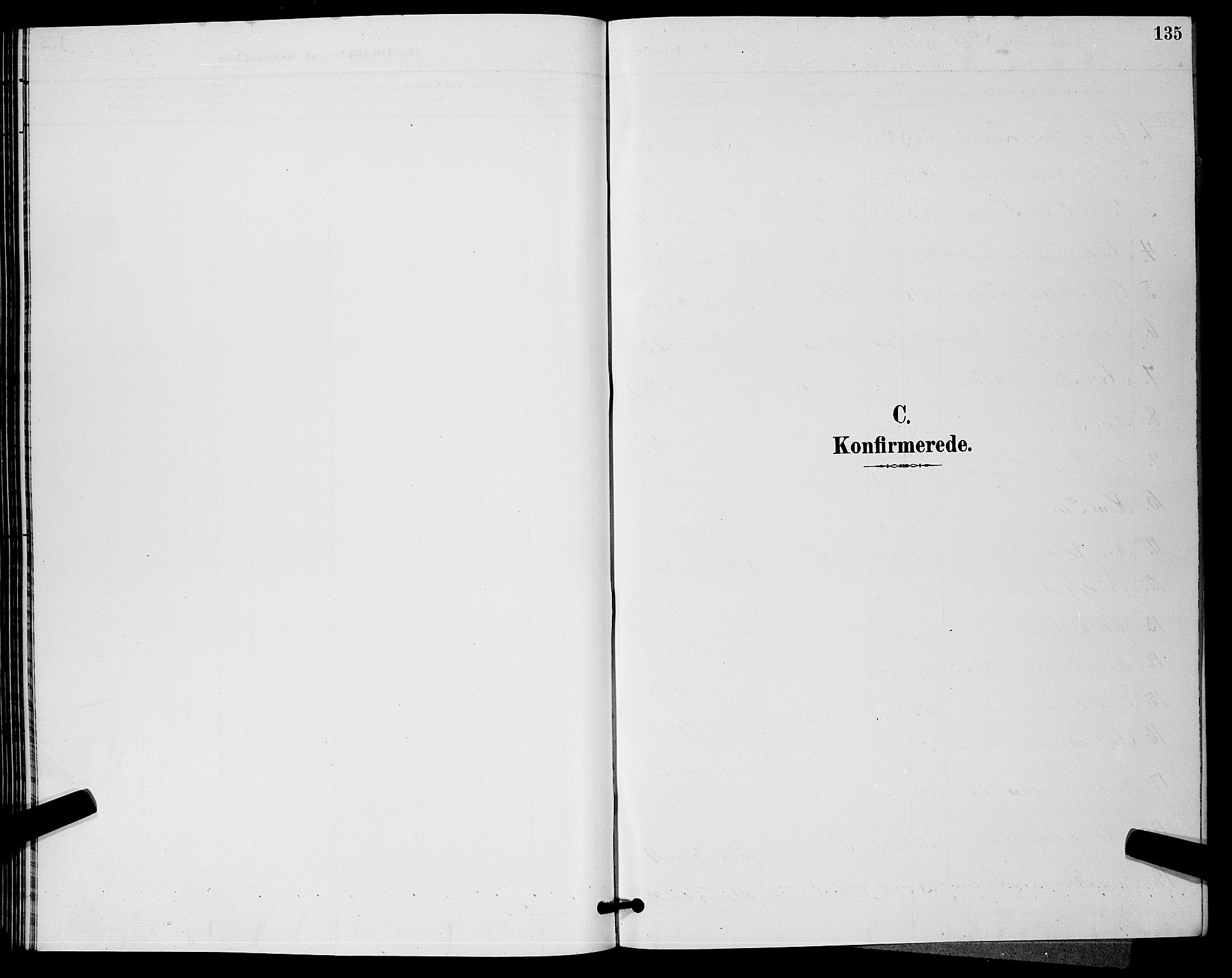 Horten kirkebøker, SAKO/A-348/G/Ga/L0005: Klokkerbok nr. 5, 1888-1895, s. 135