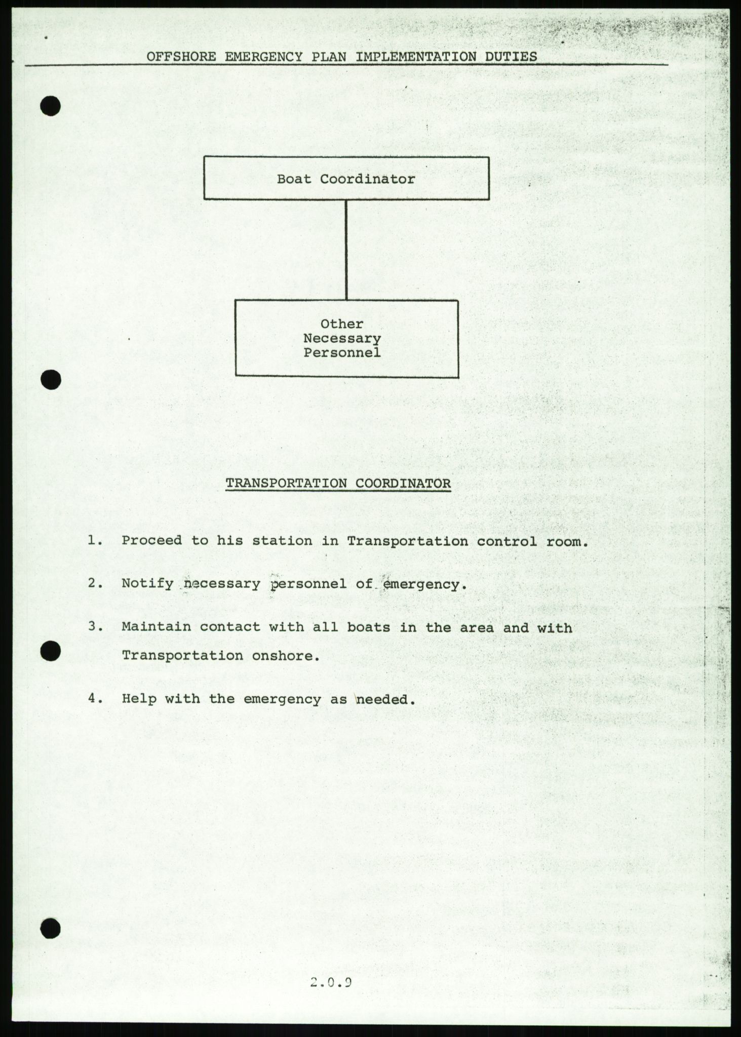Justisdepartementet, Granskningskommisjonen ved Alexander Kielland-ulykken 27.3.1980, AV/RA-S-1165/D/L0016: O Beredskapsplaner (Doku.liste + O1-O3 av 3), 1980-1981, s. 75