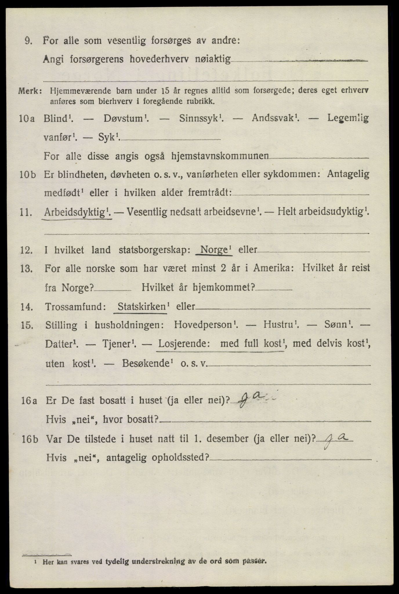 SAKO, Folketelling 1920 for 0633 Nore herred, 1920, s. 4025