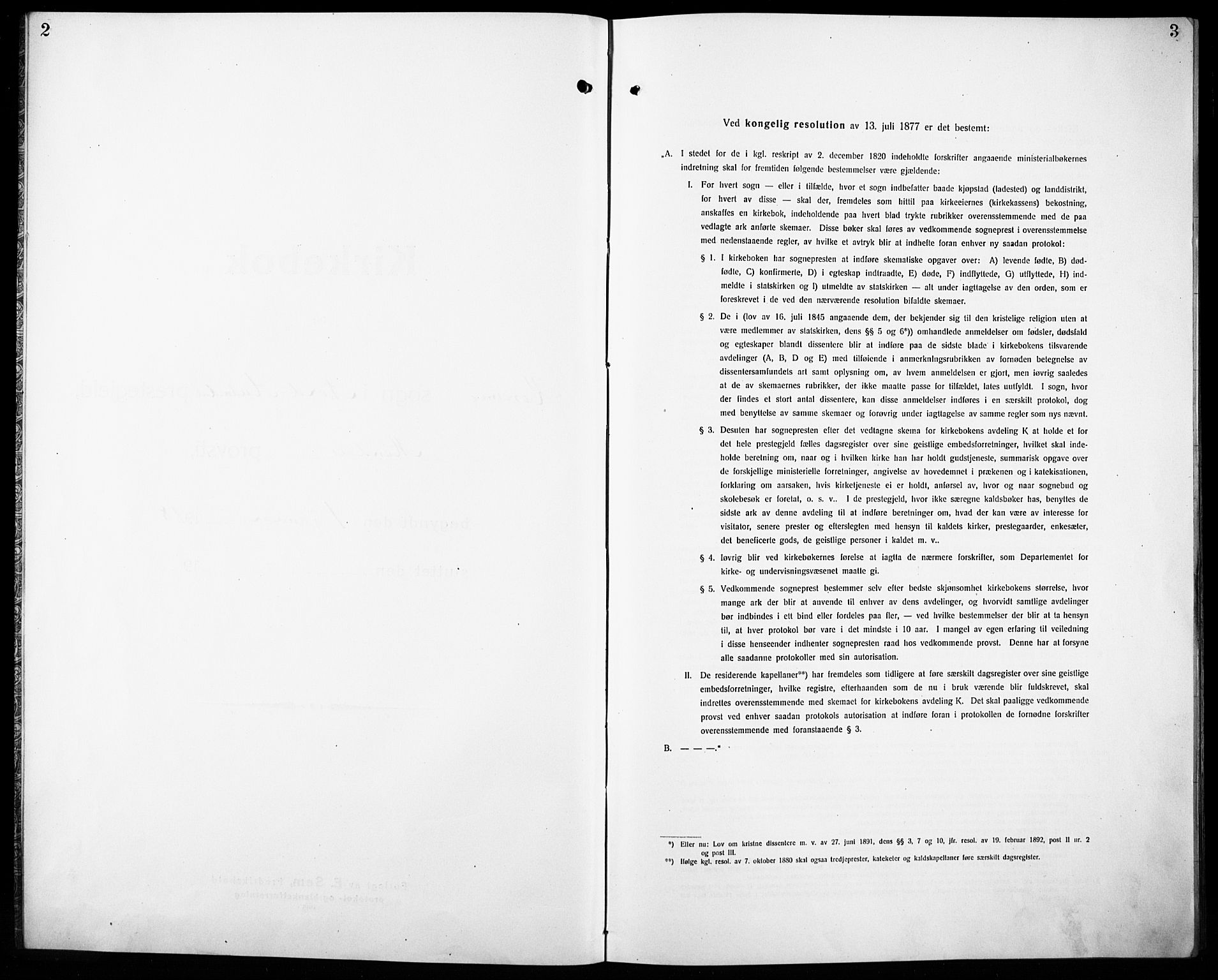 Nord-Audnedal sokneprestkontor, SAK/1111-0032/F/Fb/Fba/L0005: Klokkerbok nr. B 5, 1918-1932, s. 2