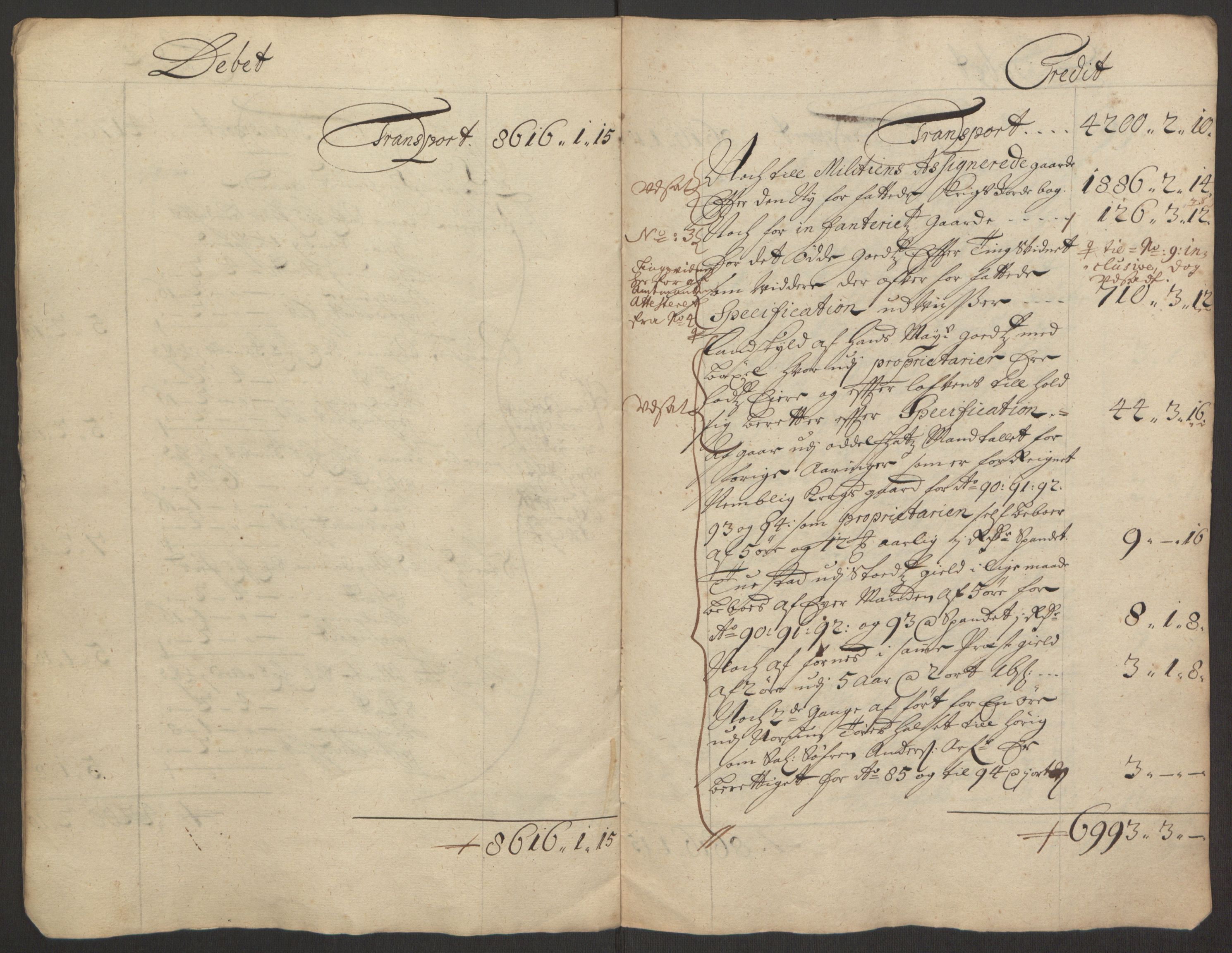 Rentekammeret inntil 1814, Reviderte regnskaper, Fogderegnskap, AV/RA-EA-4092/R63/L4308: Fogderegnskap Inderøy, 1692-1694, s. 528