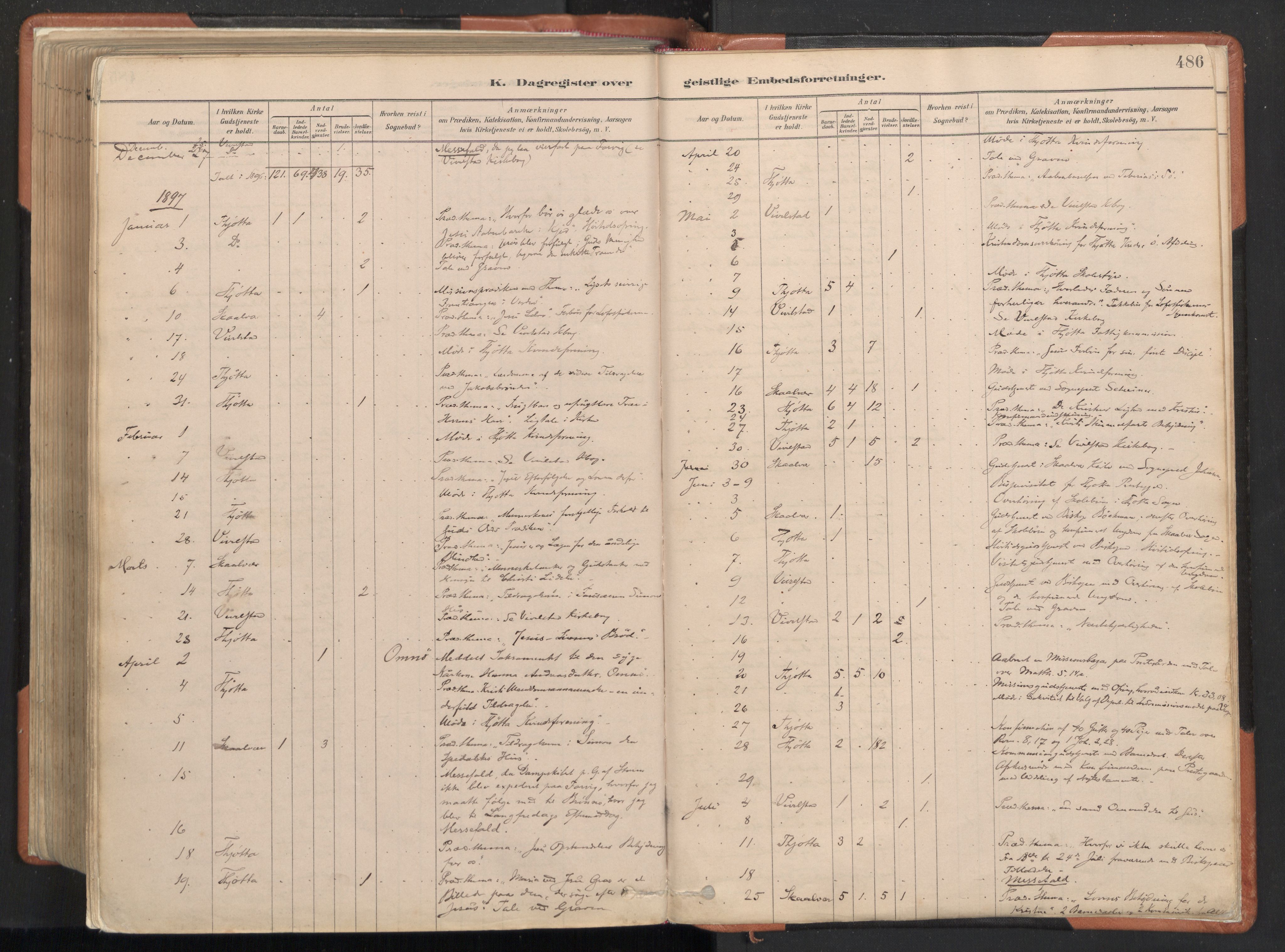 Ministerialprotokoller, klokkerbøker og fødselsregistre - Nordland, AV/SAT-A-1459/817/L0264: Ministerialbok nr. 817A04, 1878-1907, s. 486