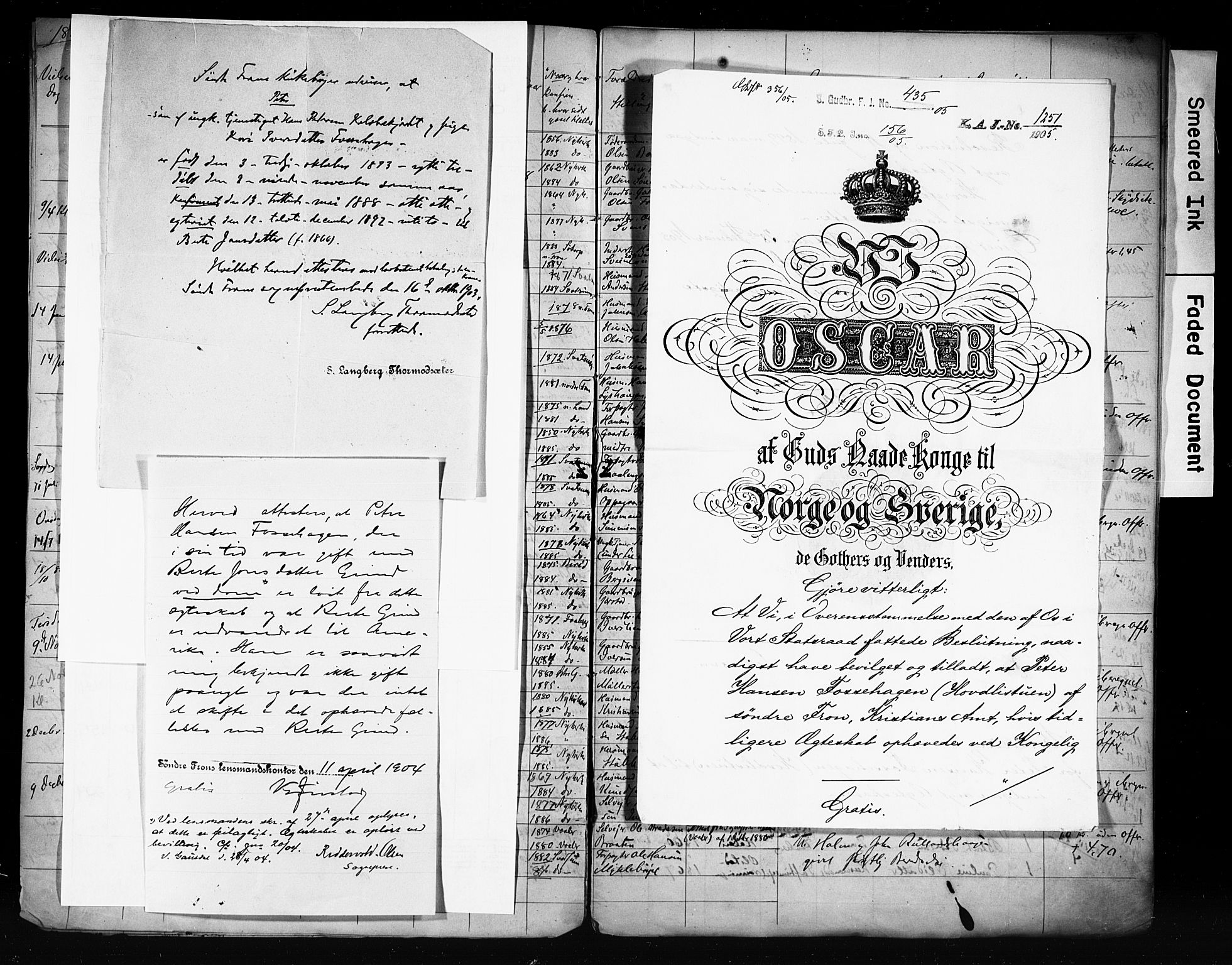 Vestre Gausdal prestekontor, AV/SAH-PREST-094/I/Ie: Lysningsprotokoll nr. 1, 1885-1910