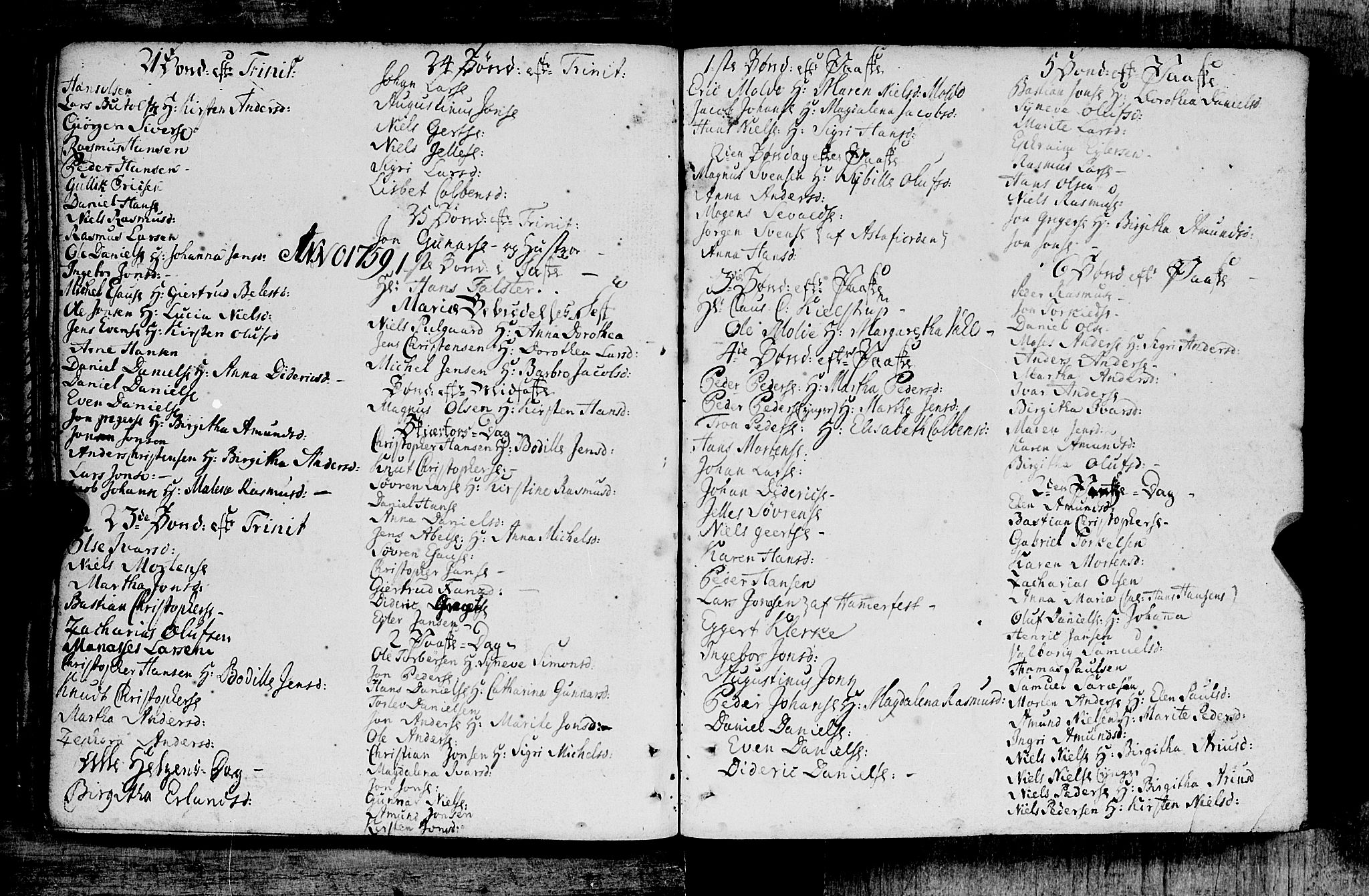 Måsøy sokneprestkontor, AV/SATØ-S-1348/B/L0026: Kommunikantprotokoll nr. 26 (1), 1749-1804