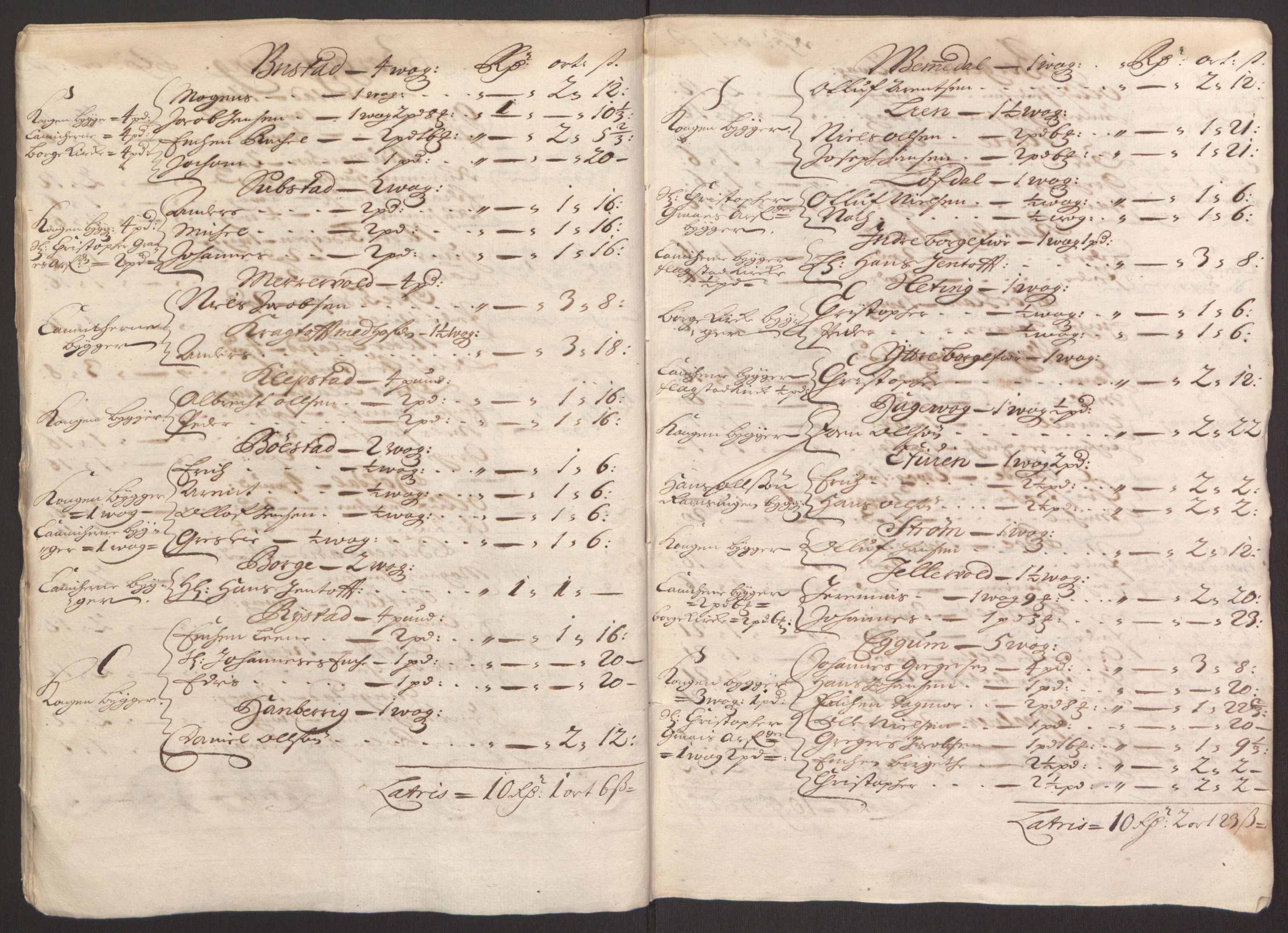 Rentekammeret inntil 1814, Reviderte regnskaper, Fogderegnskap, AV/RA-EA-4092/R67/L4675: Fogderegnskap Vesterålen, Andenes og Lofoten, 1691-1693, s. 122