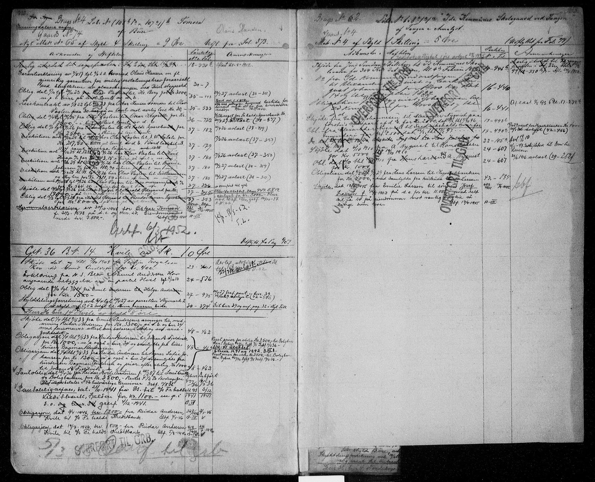 Idd og Marker sorenskriveri, AV/SAO-A-10283/G/Ga/Gac/L0001: Panteregister nr. II 1, 1848-1950, s. 902-903