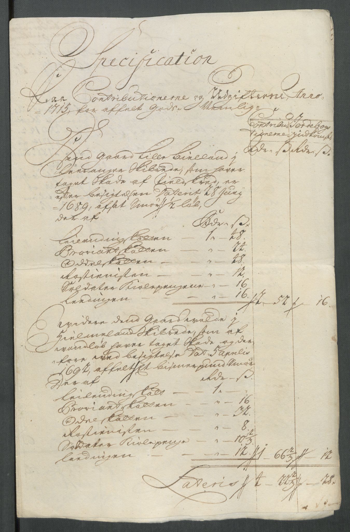 Rentekammeret inntil 1814, Reviderte regnskaper, Fogderegnskap, AV/RA-EA-4092/R47/L2868: Fogderegnskap Ryfylke, 1715, s. 355