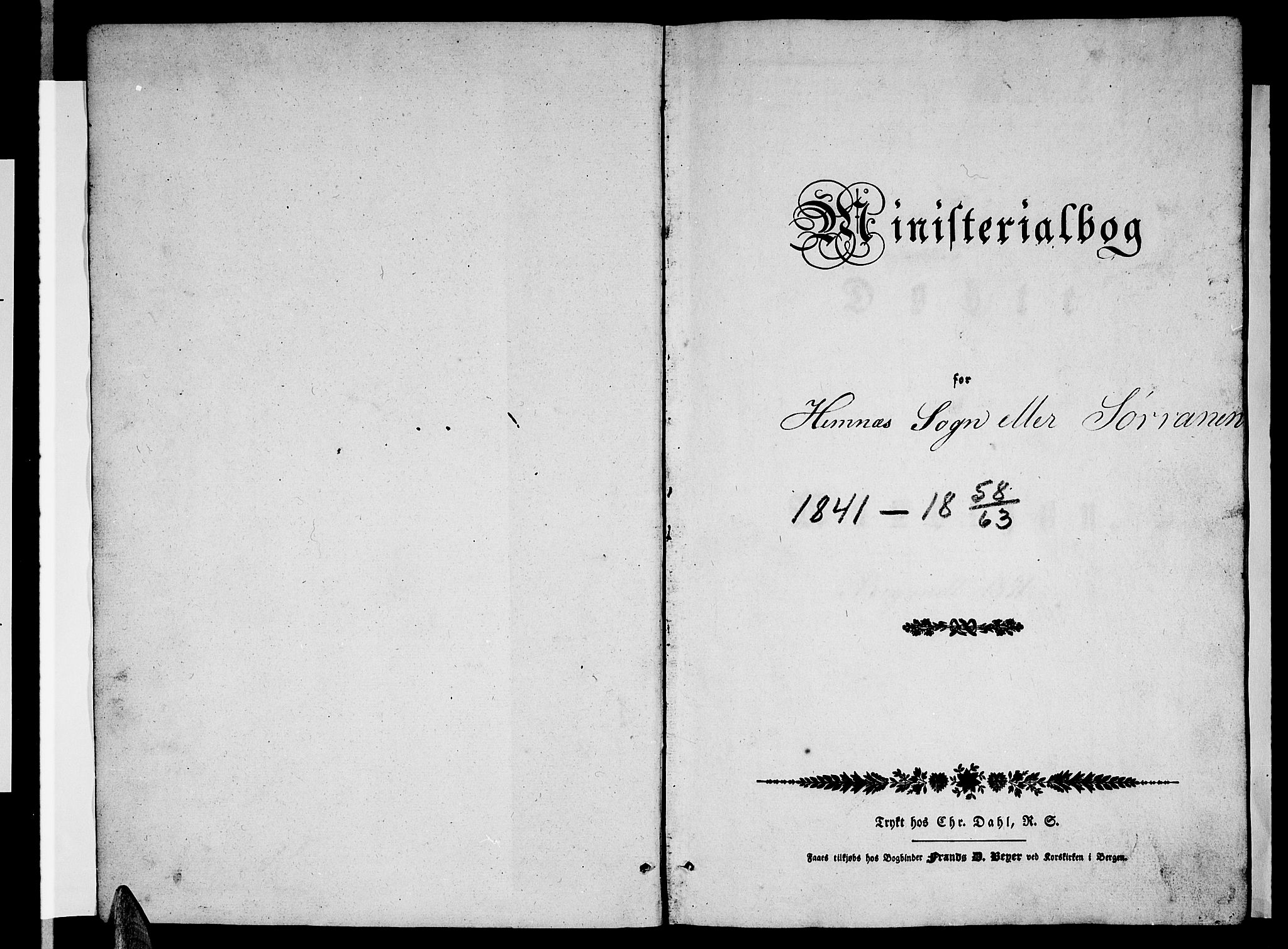 Ministerialprotokoller, klokkerbøker og fødselsregistre - Nordland, AV/SAT-A-1459/825/L0364: Klokkerbok nr. 825C01, 1841-1863