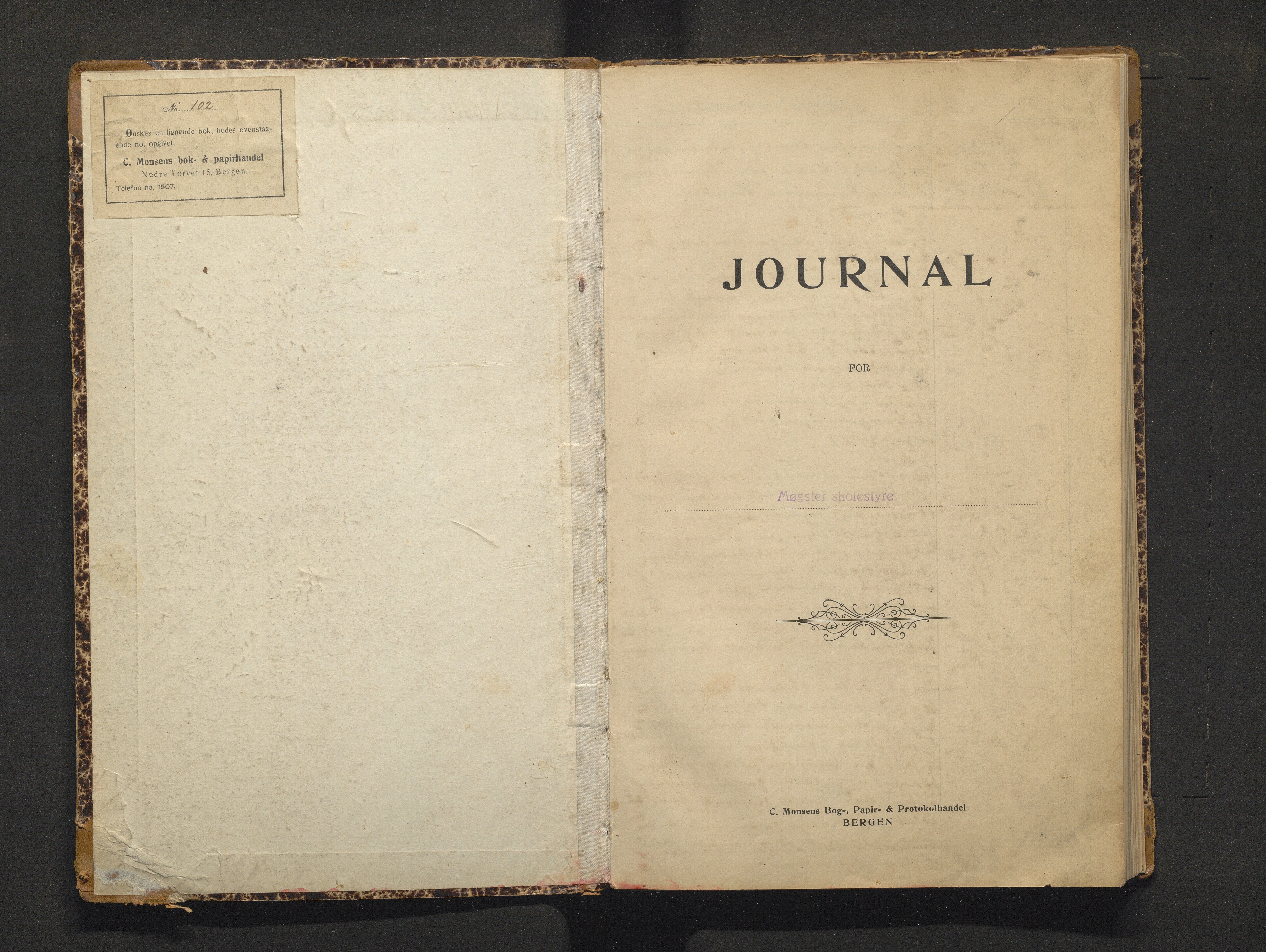 Austevoll kommune. Skulestyret, IKAH/1244-211/C/Ca/L0004: Postjournal for Møkster skulestyre, 1911-1920