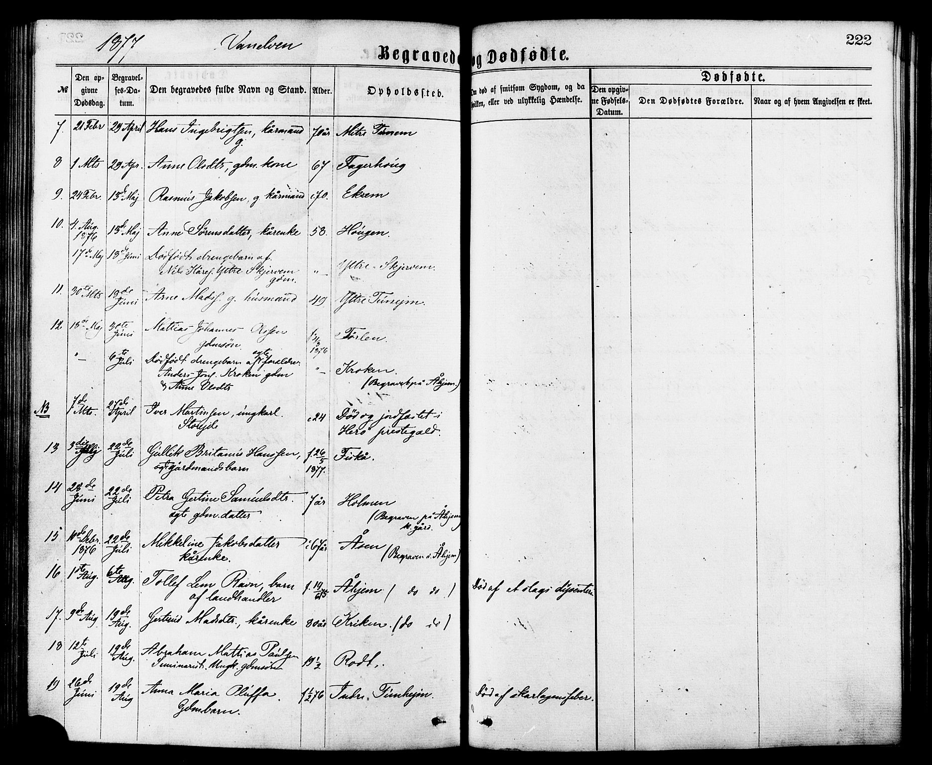 Ministerialprotokoller, klokkerbøker og fødselsregistre - Møre og Romsdal, AV/SAT-A-1454/501/L0007: Ministerialbok nr. 501A07, 1868-1884, s. 222