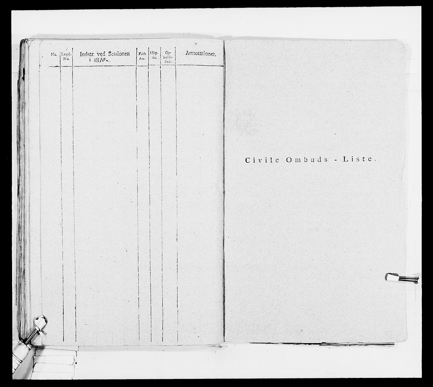 Generalitets- og kommissariatskollegiet, Det kongelige norske kommissariatskollegium, RA/EA-5420/E/Eh/L0033: Nordafjelske gevorbne infanteriregiment, 1810, s. 427