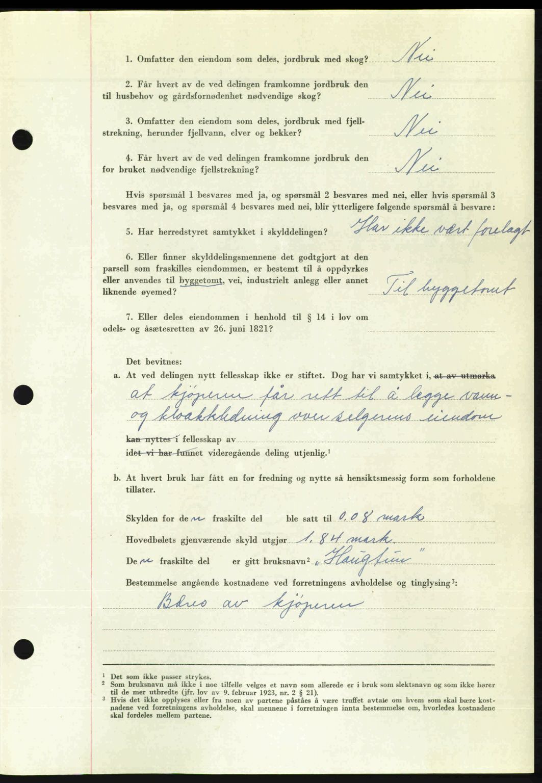 Romsdal sorenskriveri, SAT/A-4149/1/2/2C: Pantebok nr. A24, 1947-1947, Dagboknr: 2749/1947