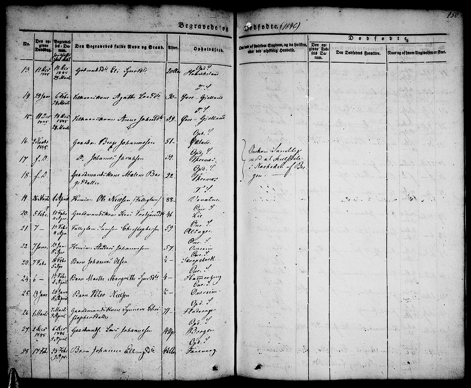Tysnes sokneprestembete, AV/SAB-A-78601/H/Haa: Ministerialbok nr. A 9, 1837-1848, s. 250