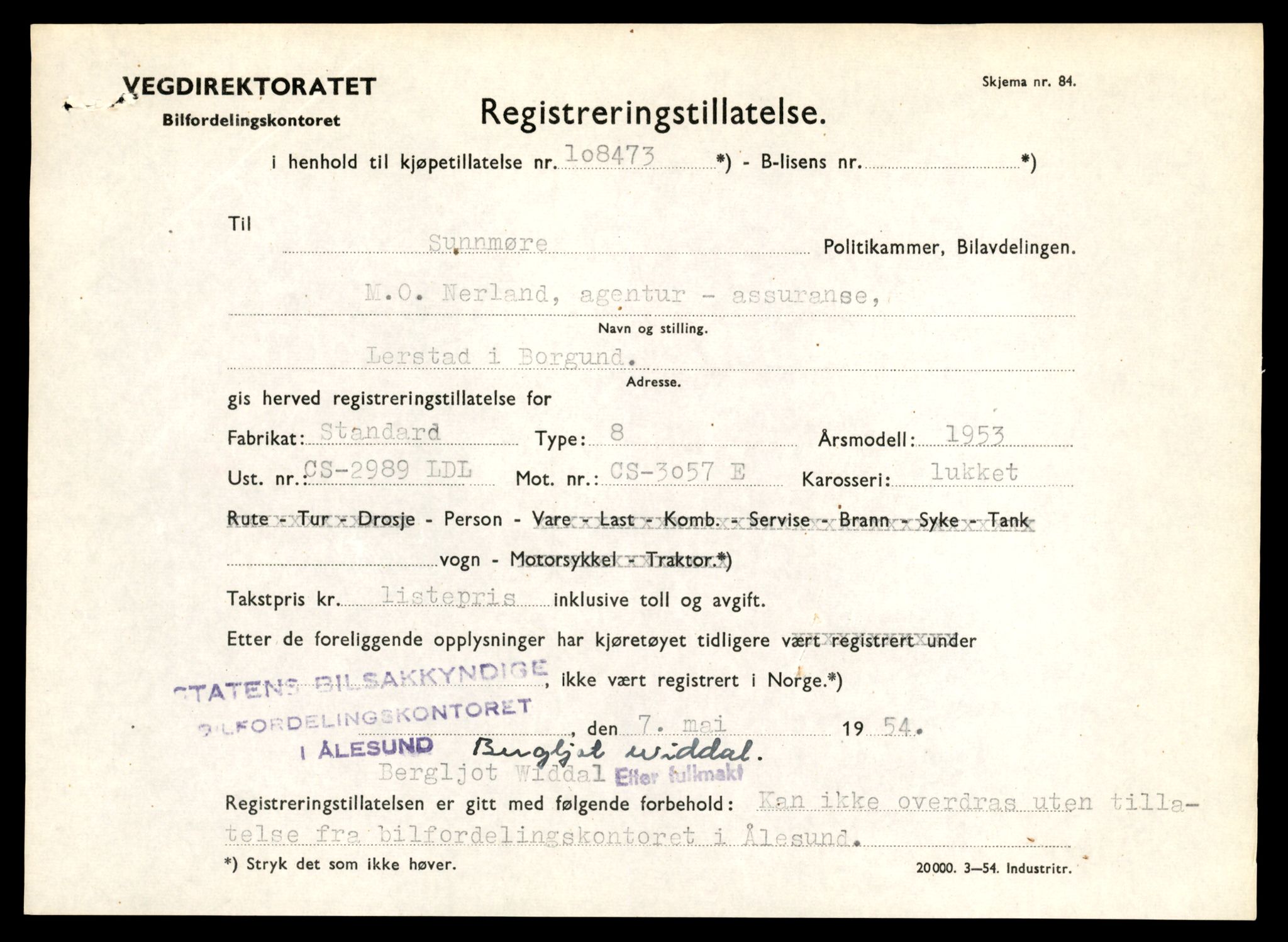 Møre og Romsdal vegkontor - Ålesund trafikkstasjon, AV/SAT-A-4099/F/Fe/L0045: Registreringskort for kjøretøy T 14320 - T 14444, 1927-1998, s. 2165