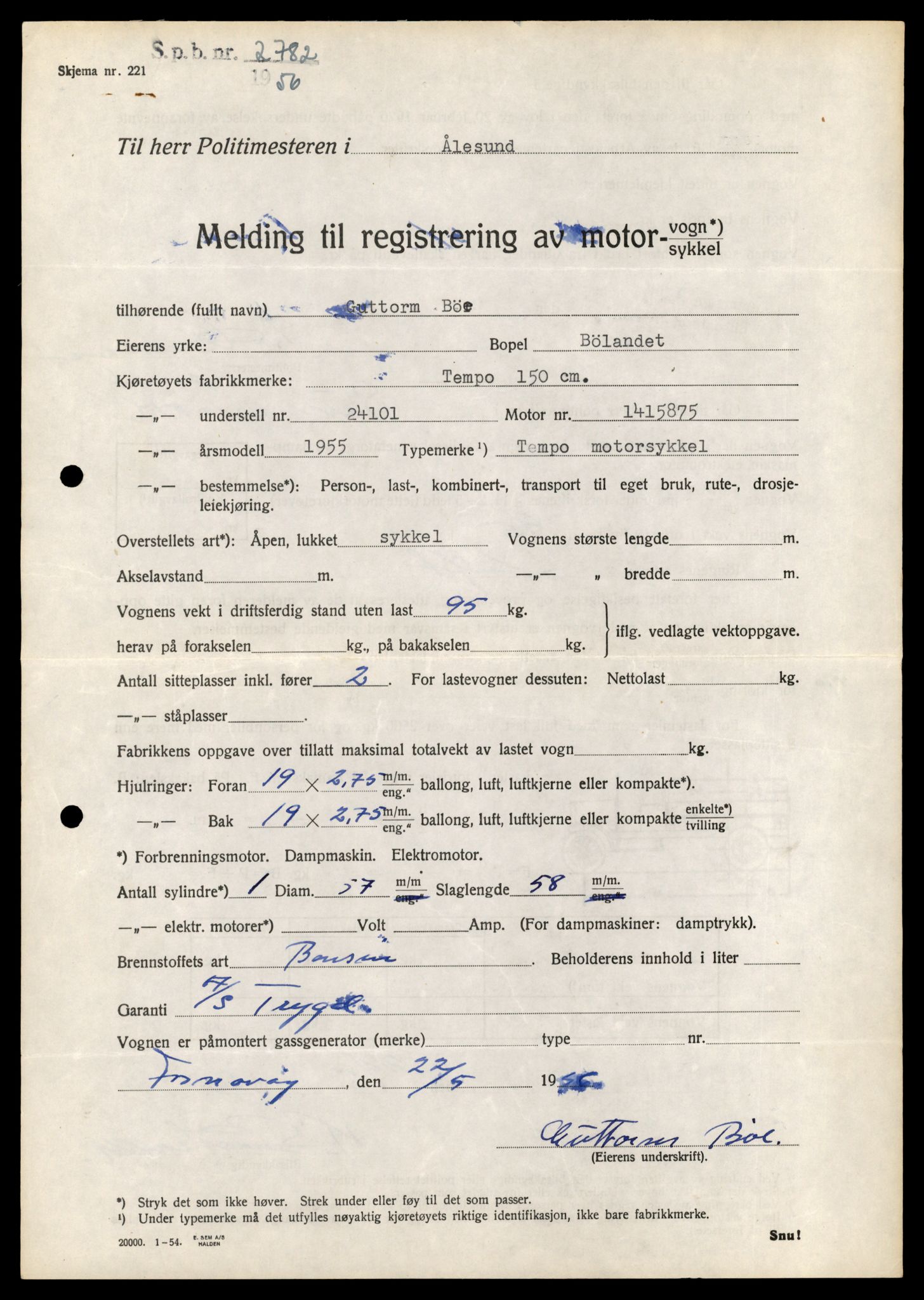 Møre og Romsdal vegkontor - Ålesund trafikkstasjon, AV/SAT-A-4099/F/Fe/L0039: Registreringskort for kjøretøy T 13361 - T 13530, 1927-1998, s. 2367