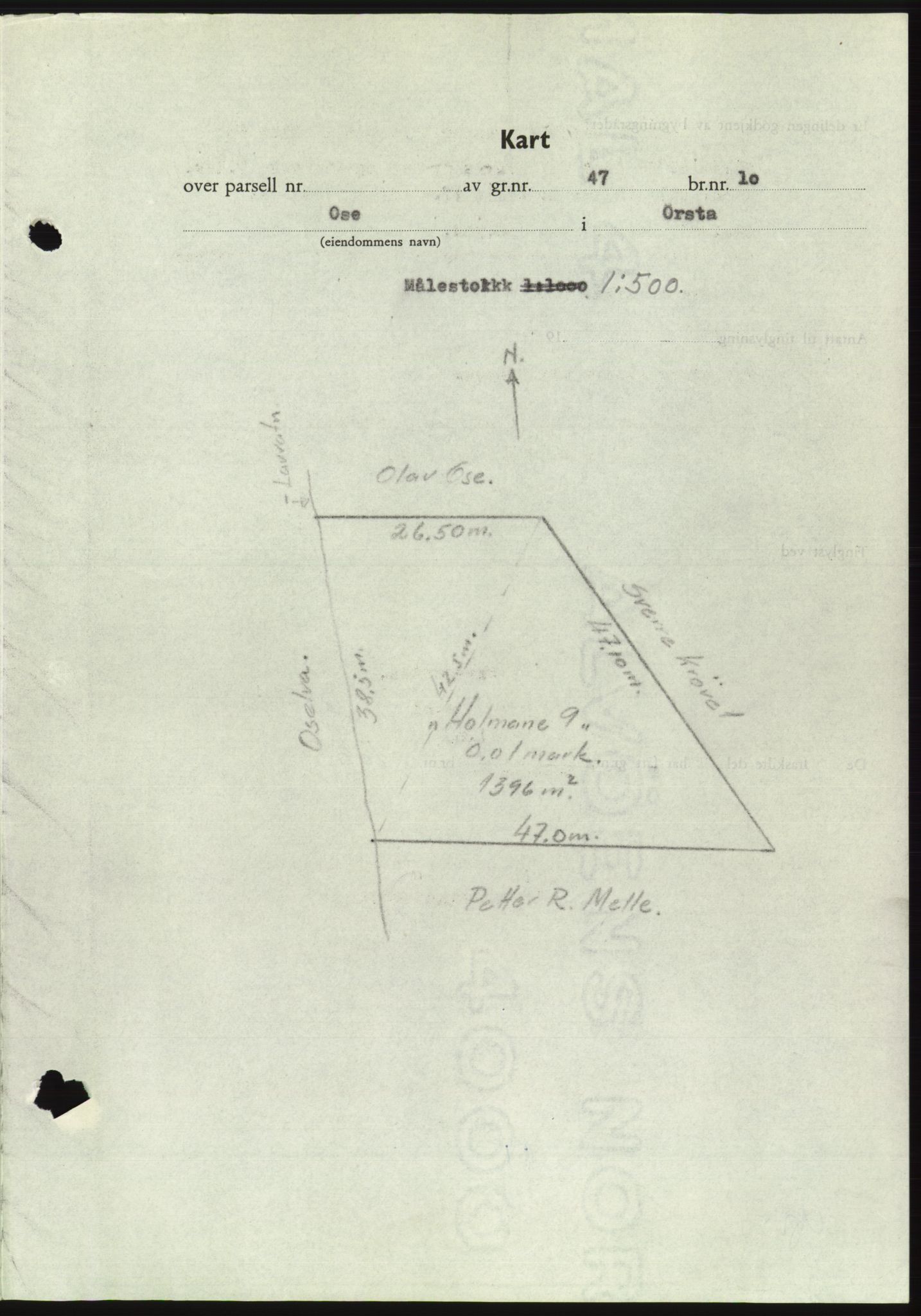 Søre Sunnmøre sorenskriveri, AV/SAT-A-4122/1/2/2C/L0099: Pantebok nr. 25A, 1954-1954, Dagboknr: 3282/1954